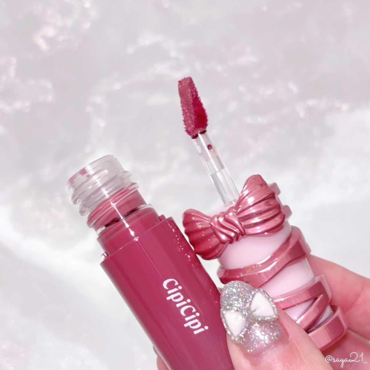 シピシピ　デューイフィルムティント　R/CipiCipi/リップティントを使ったクチコミ（2枚目）