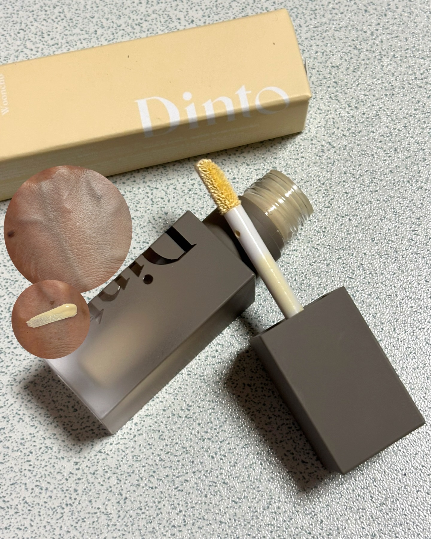 ライトベールカラーコレクター/Dinto/リキッドコンシーラーを使ったクチコミ（3枚目）