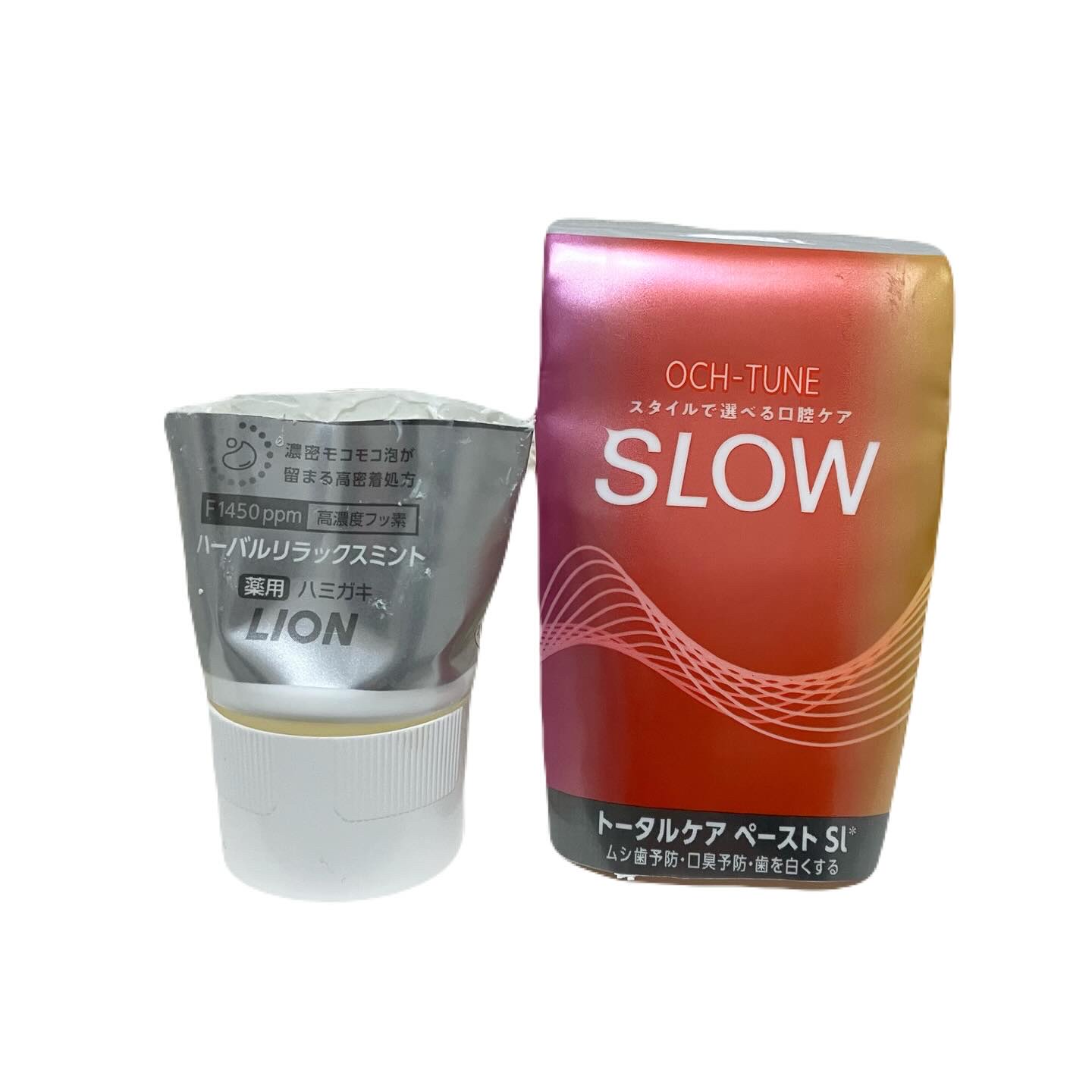 OCH-TUNE SLOW ハーバルリラックスミント/ライオン/歯磨き粉を使ったクチコミ（1枚目）