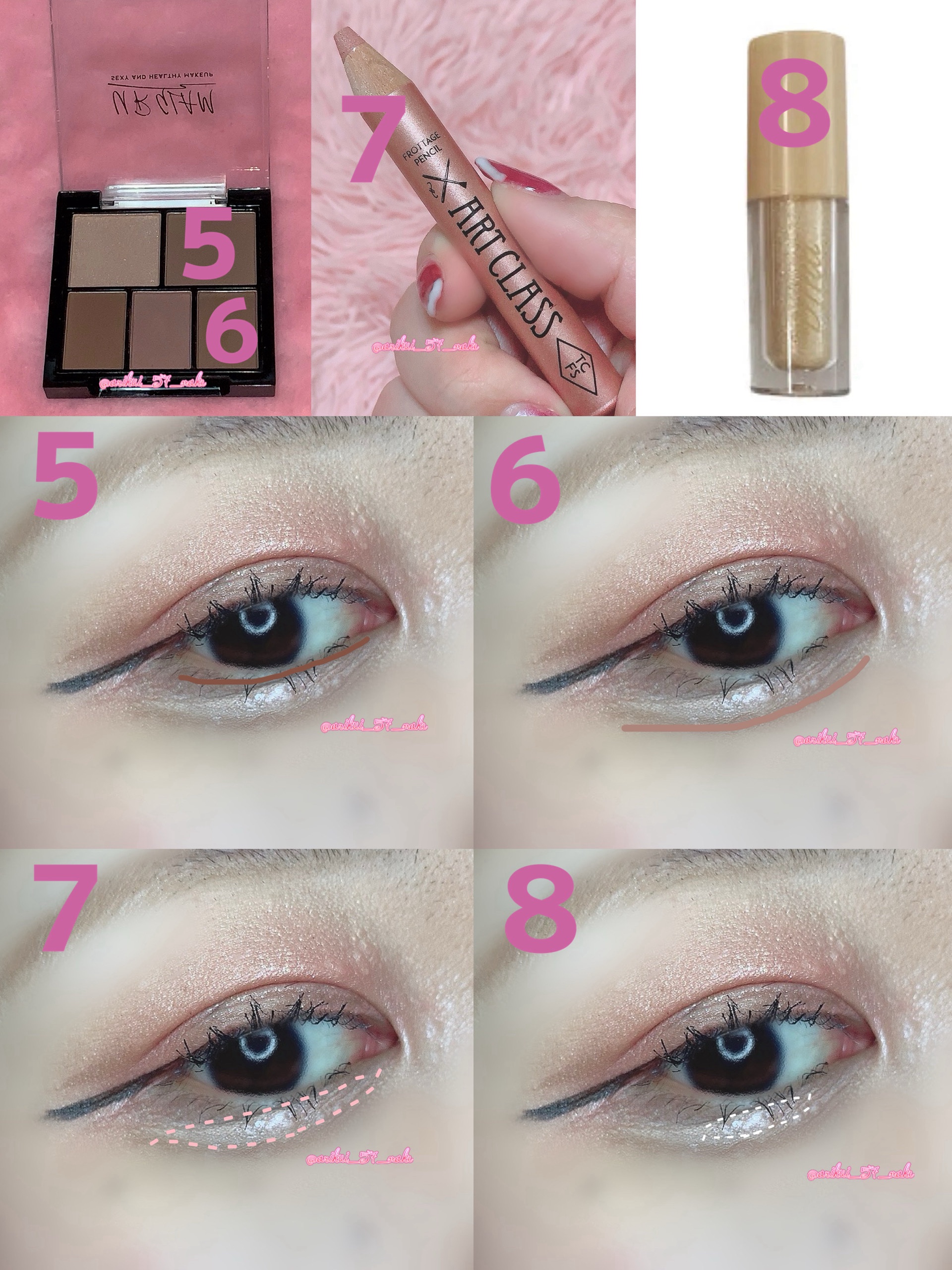 マルチアイパレット/U R GLAM/アイシャドウパレットを使ったクチコミ（3枚目）