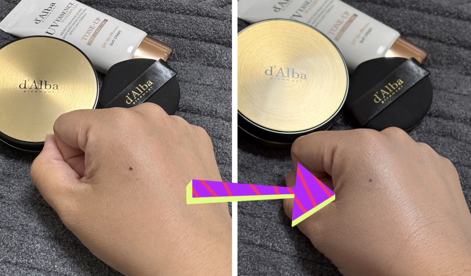 グロウフィットセラムカバークッション/ダルバ/クッションファンデーションを使ったクチコミ（2枚目）