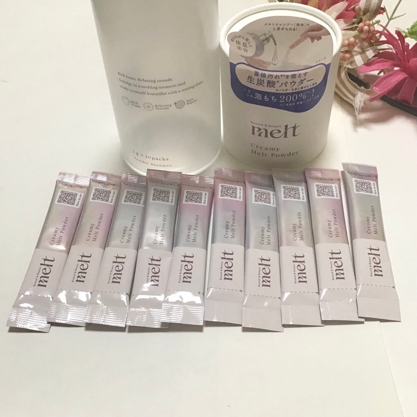 クリーミーメルトパウダー/melt/市販シャンプーを使ったクチコミ(2枚目)