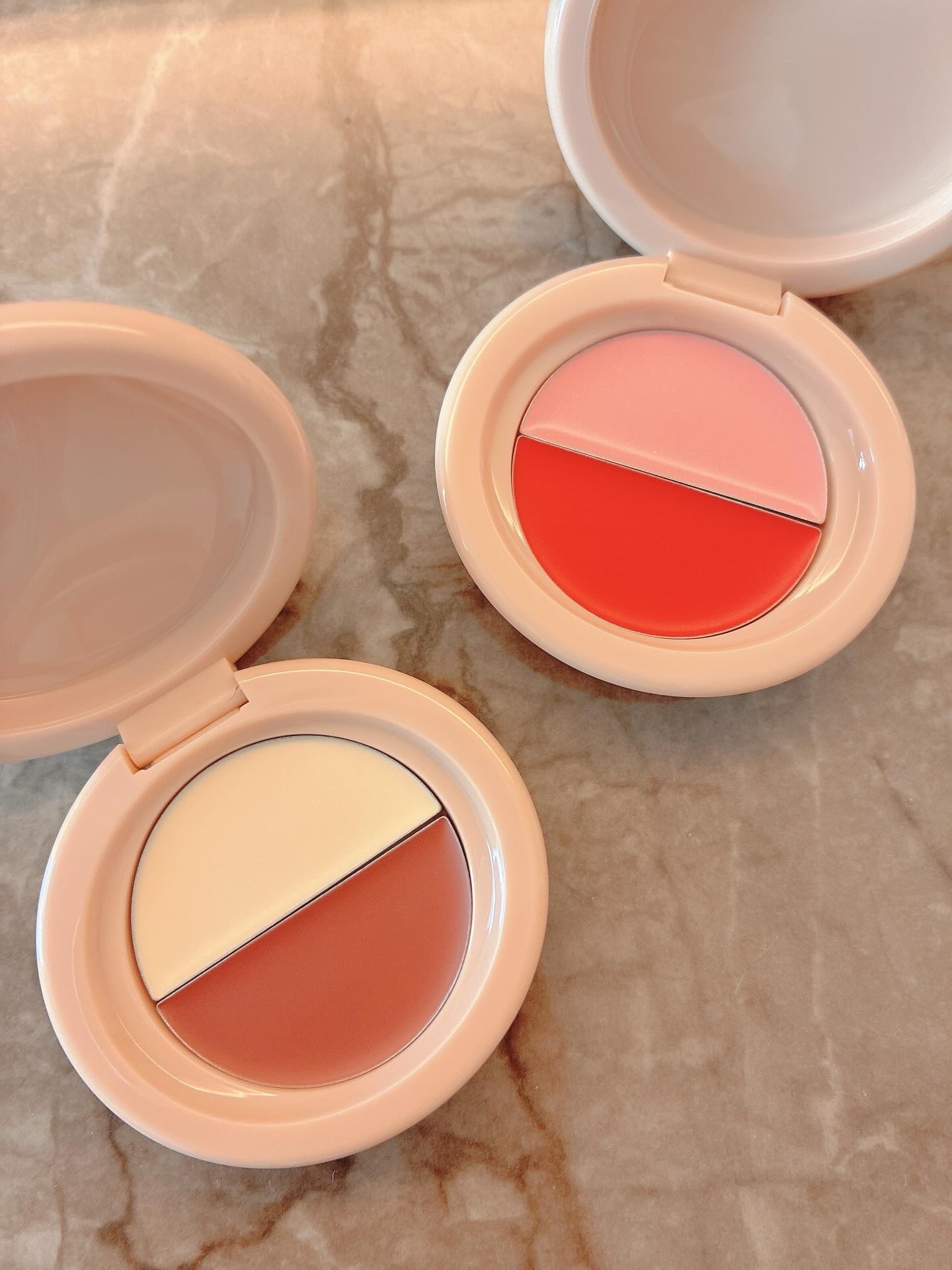 どら焼きリップ＆チーク/&nd by rom&nd/マルチパレットを使ったクチコミ（2枚目）