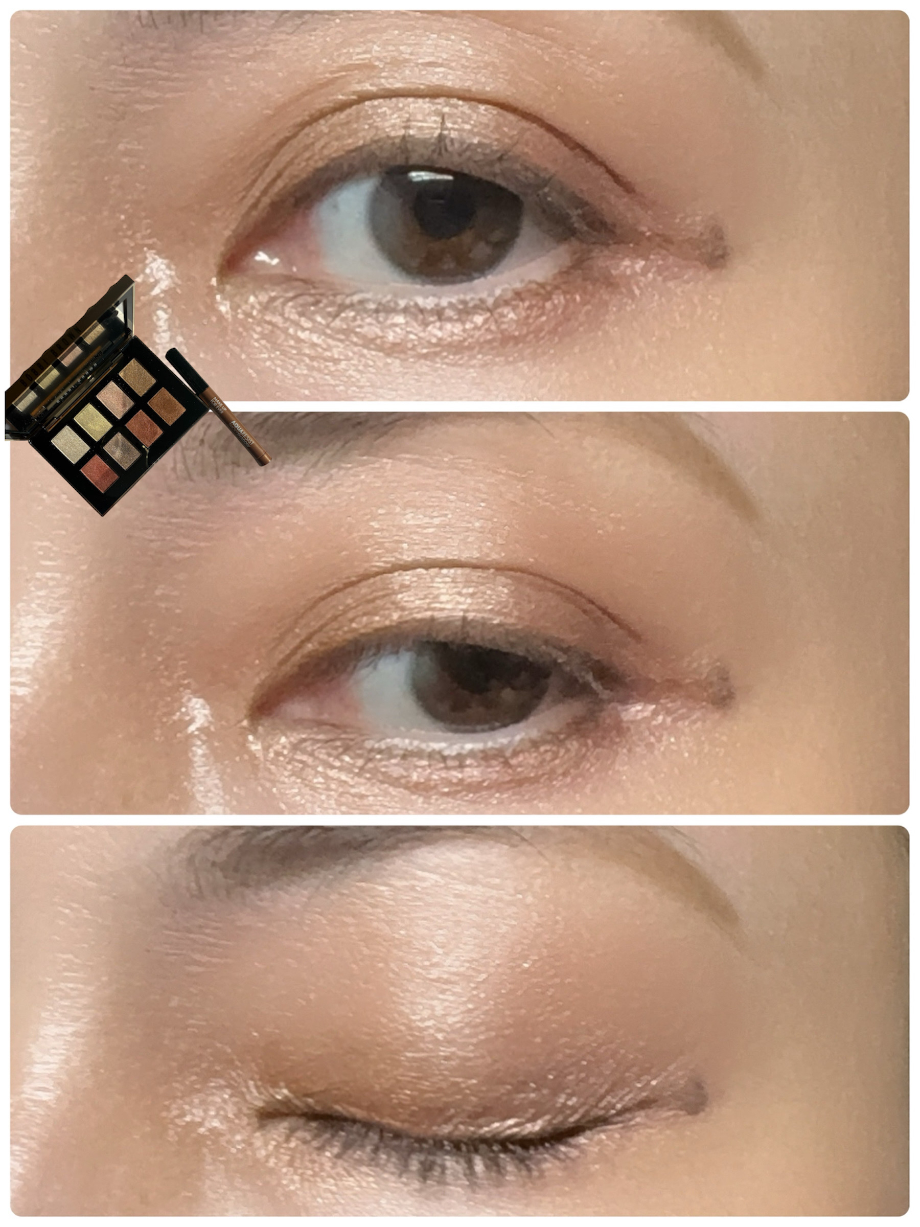 アクアレジスト スモーキーシャドウ/MAKE UP FOR EVER/スティックアイシャドウを使ったクチコミ（2枚目）