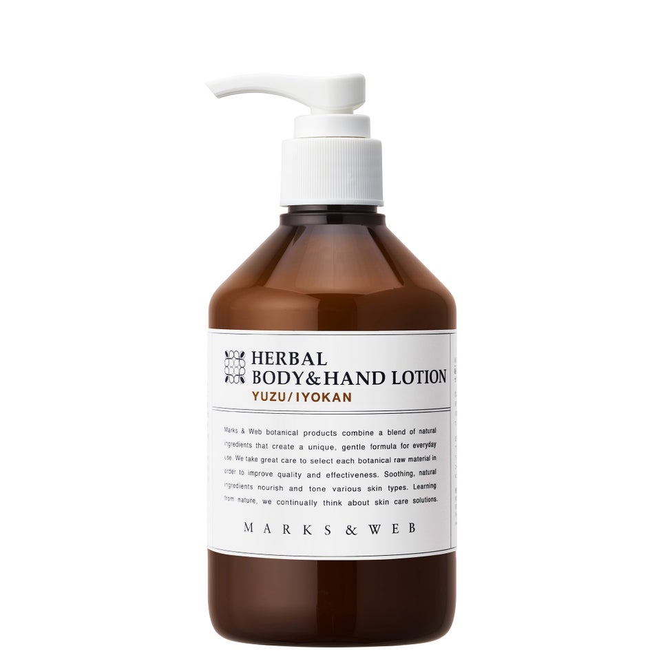 ハーバルボディ＆ハンドローション ユズ/イヨカン / MARKS&WEB