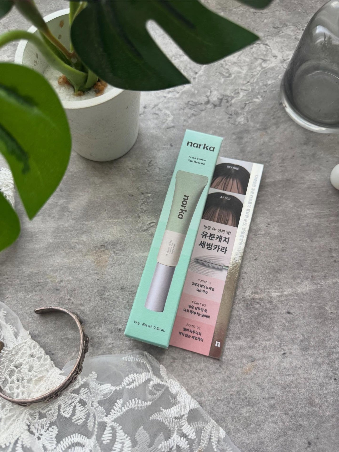 フレッシュセバムヘアマスカラ/narka/その他スタイリングを使ったクチコミ(4枚目)