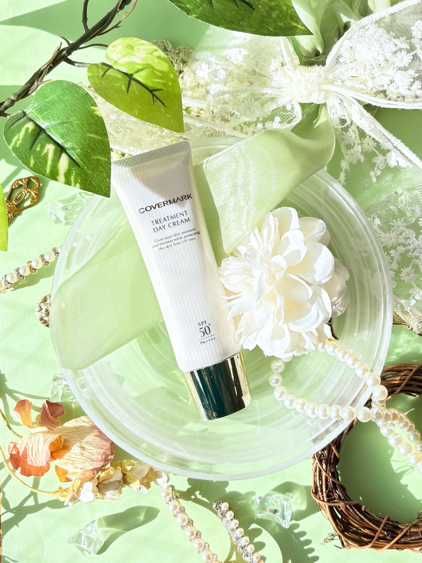 トリートメント デイ クリーム/COVERMARK/日焼け止めクリームを使ったクチコミ（1枚目）