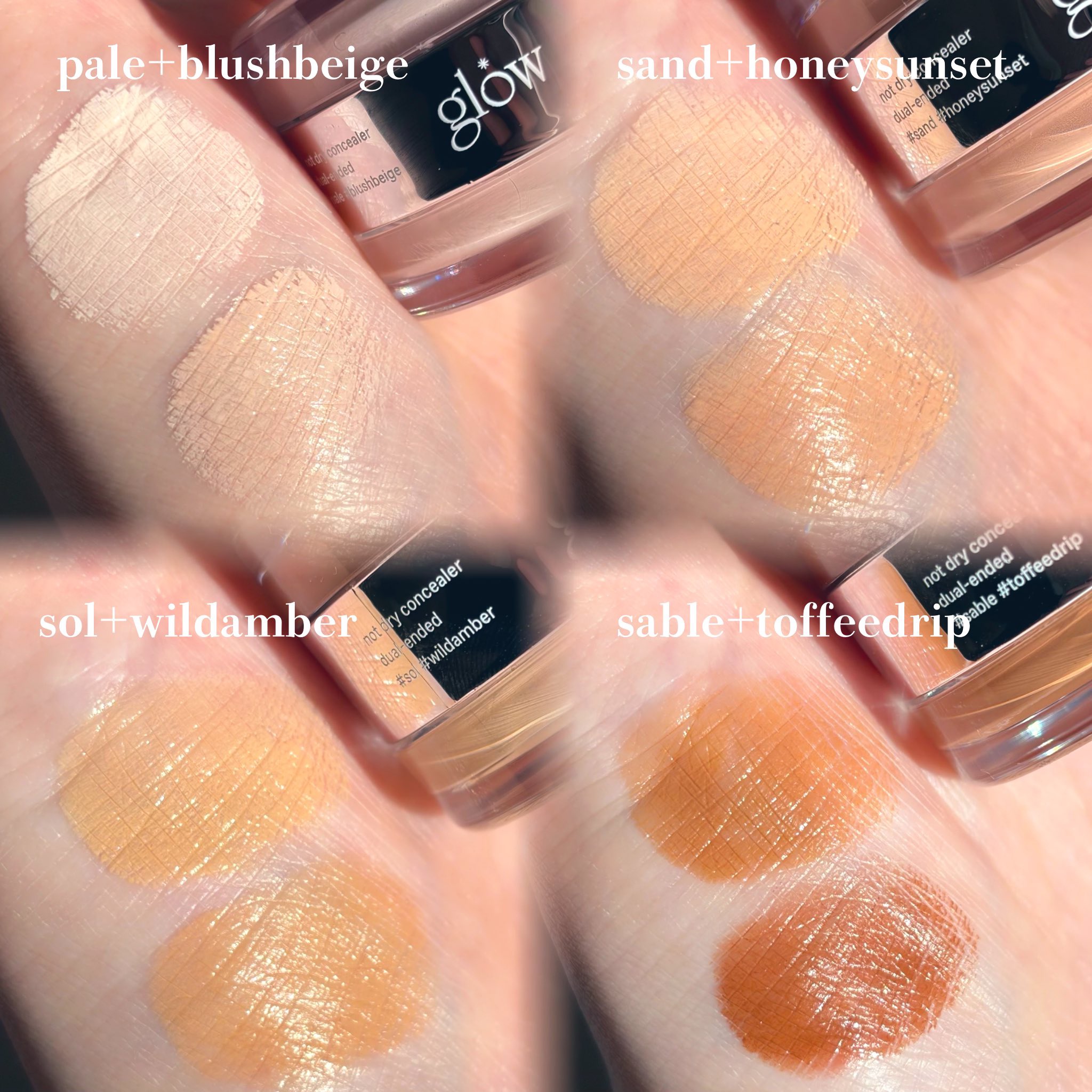 ノットドライコンシーラー/glow/クリームコンシーラーを使ったクチコミ（3枚目）