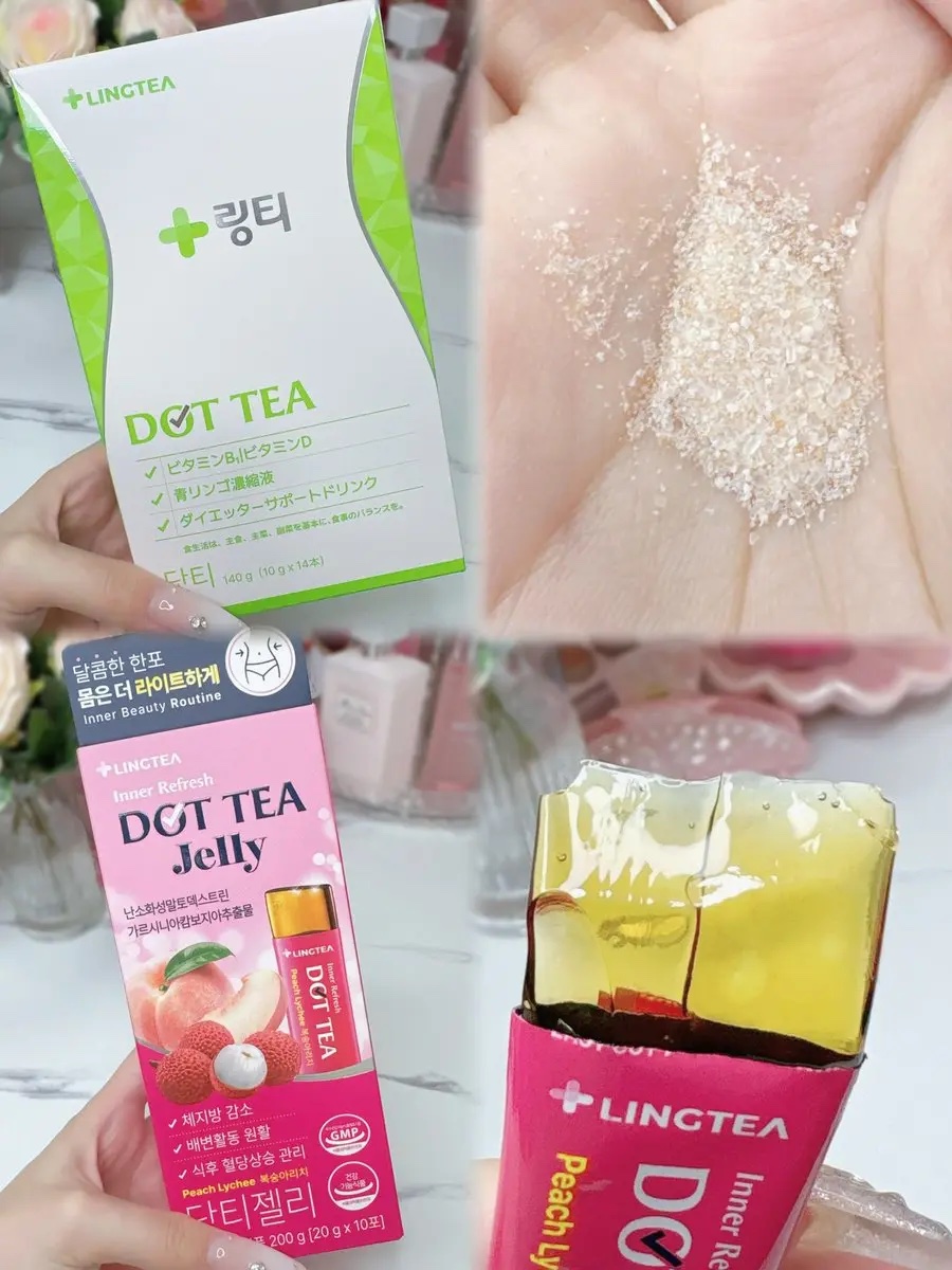 ドットティーゼリー/LINGTEA/ボディサプリメントを使ったクチコミ（2枚目）