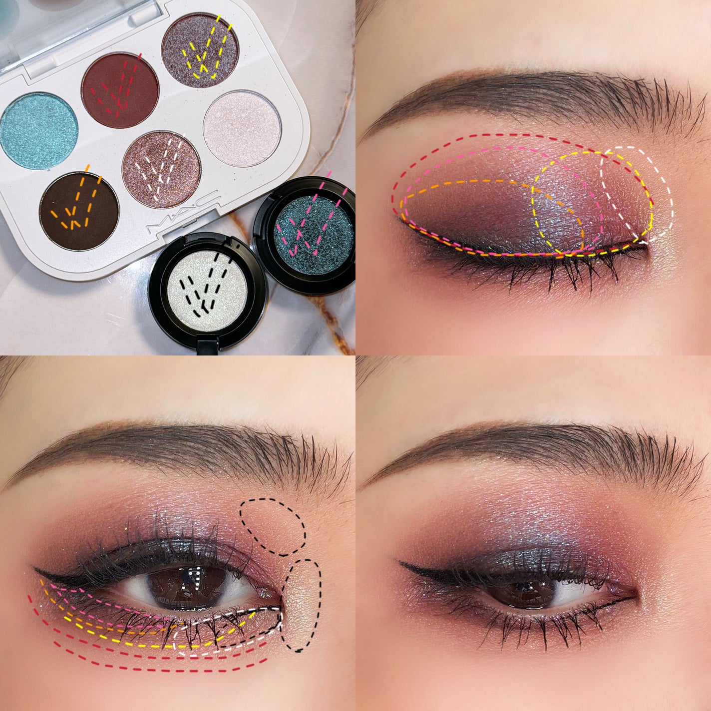 スコール ゴールズ アイシャドウ パレット × 6/M・A・C/アイシャドウパレットを使ったクチコミ(5枚目)