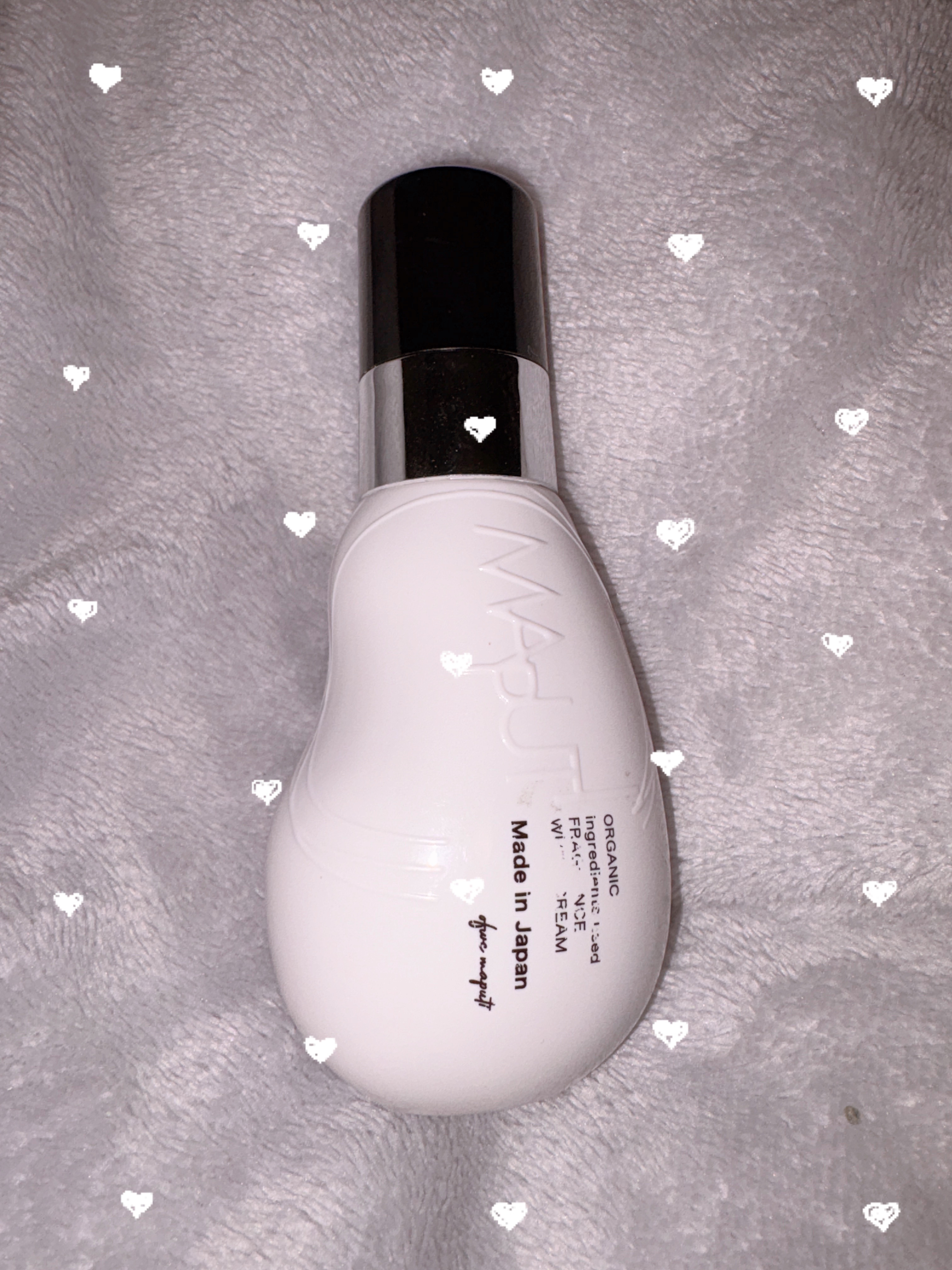 オーガニックフレグランスホワイトクリーム/MAPUTI/デリケートゾーンケアを使ったクチコミ（1枚目）