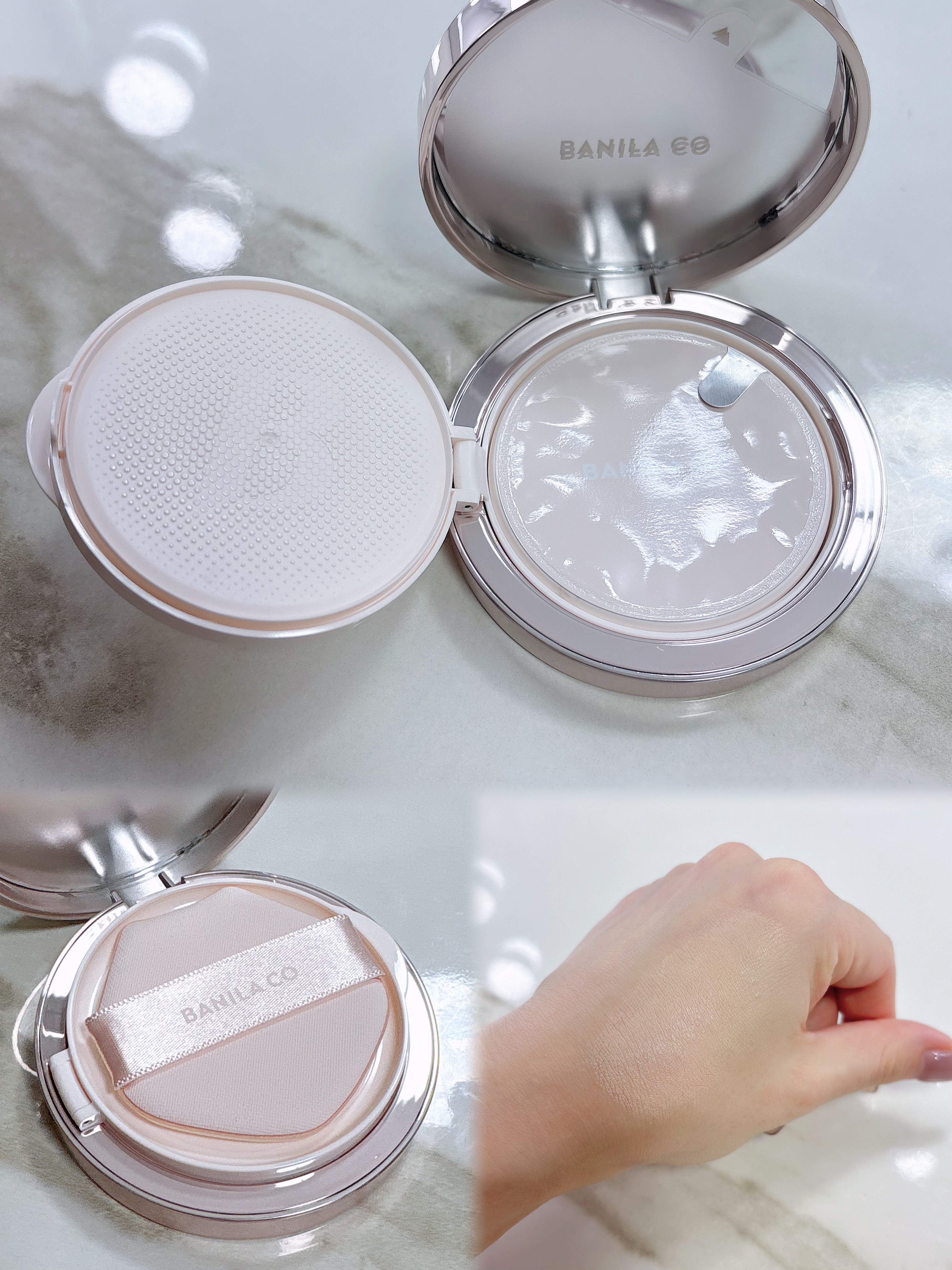 デューブーストクッションハイライター/BANILA CO/リキッドハイライトを使ったクチコミ（2枚目）