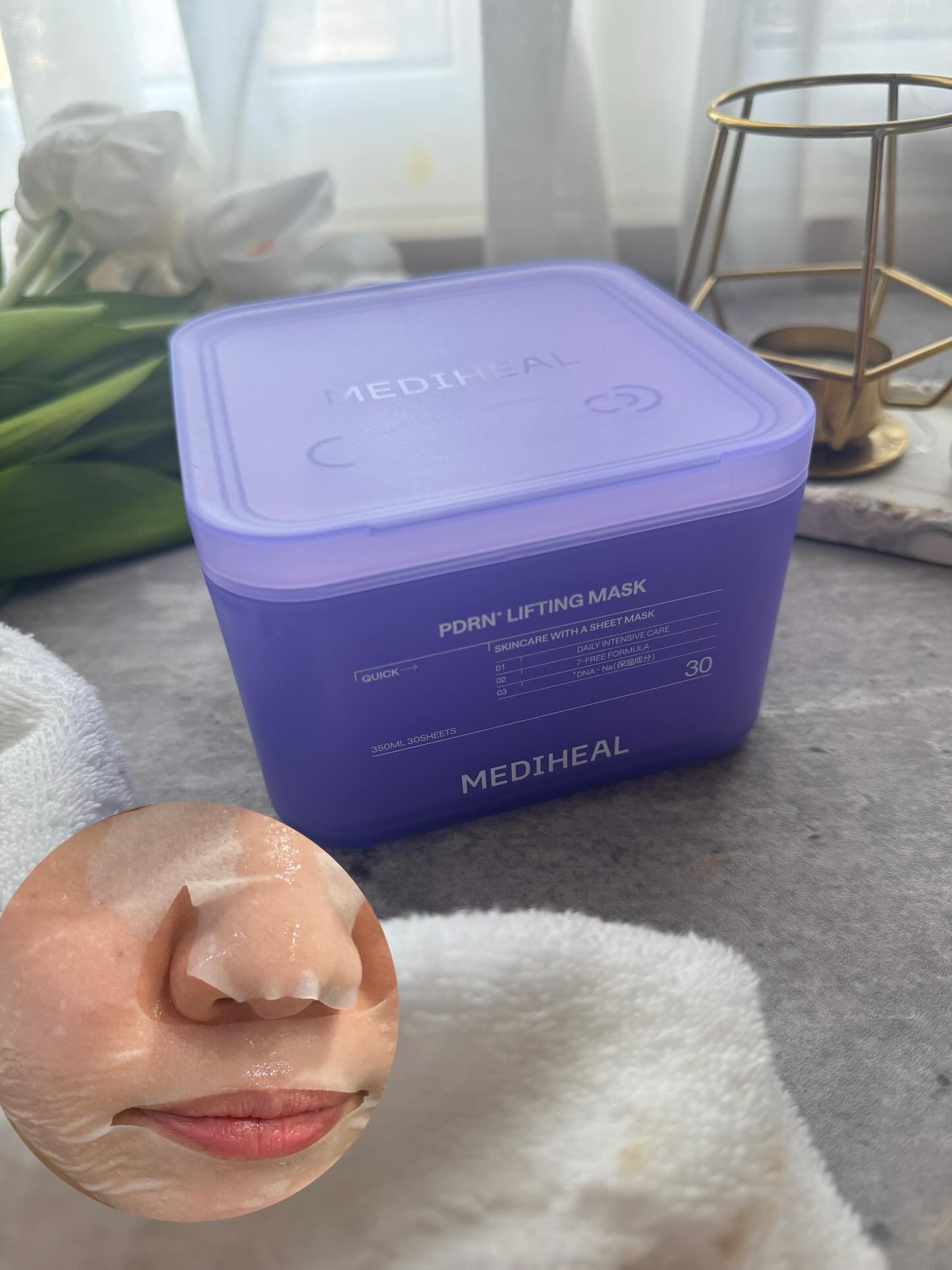 PDRN リフティングマスク/MEDIHEAL/シートマスク・パックを使ったクチコミ（1枚目）
