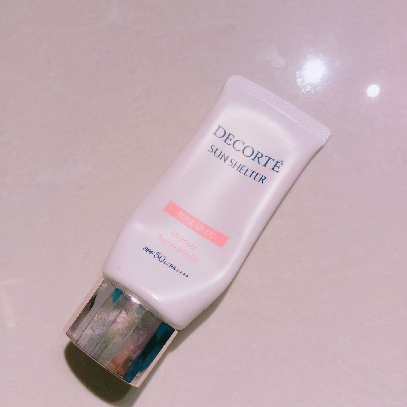 サンシェルター マルチ プロテクション トーンアップCC/DECORTÉ/化粧下地を使ったクチコミ(1枚目)