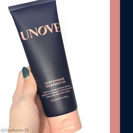 UNOVE ディープダメージトリートメントEX テンダーブルームの香り/UNOVE/洗い流すヘアトリートメントを使ったクチコミ(1枚目)