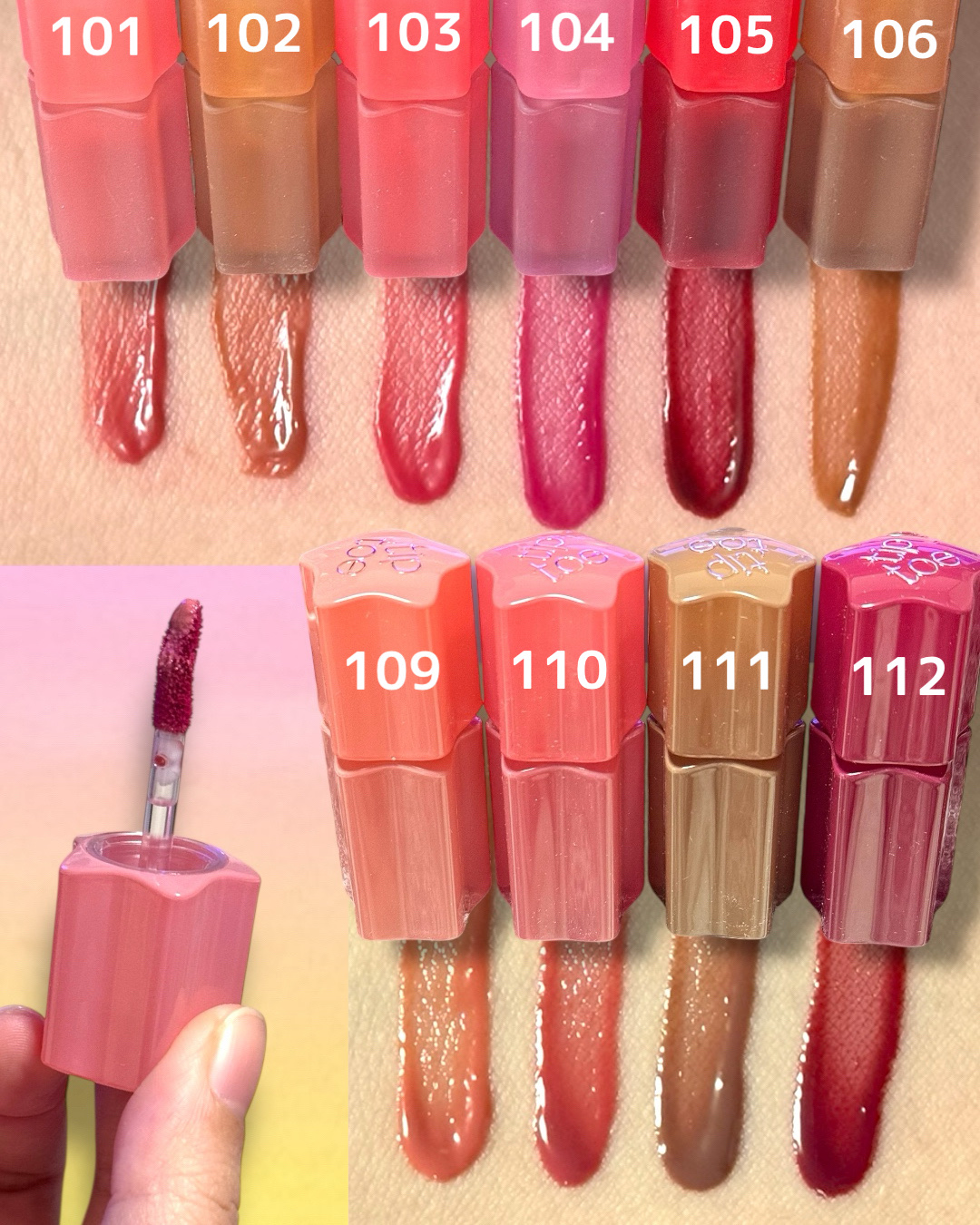 グロウイットソルベティント/tiptoe/リップティントを使ったクチコミ（2枚目）