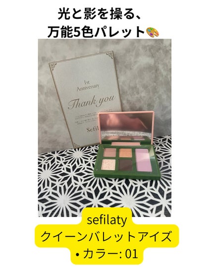 セフィラティ クイーンバレットアイズ/Sefilaty/アイシャドウパレットを使ったクチコミ(1枚目)