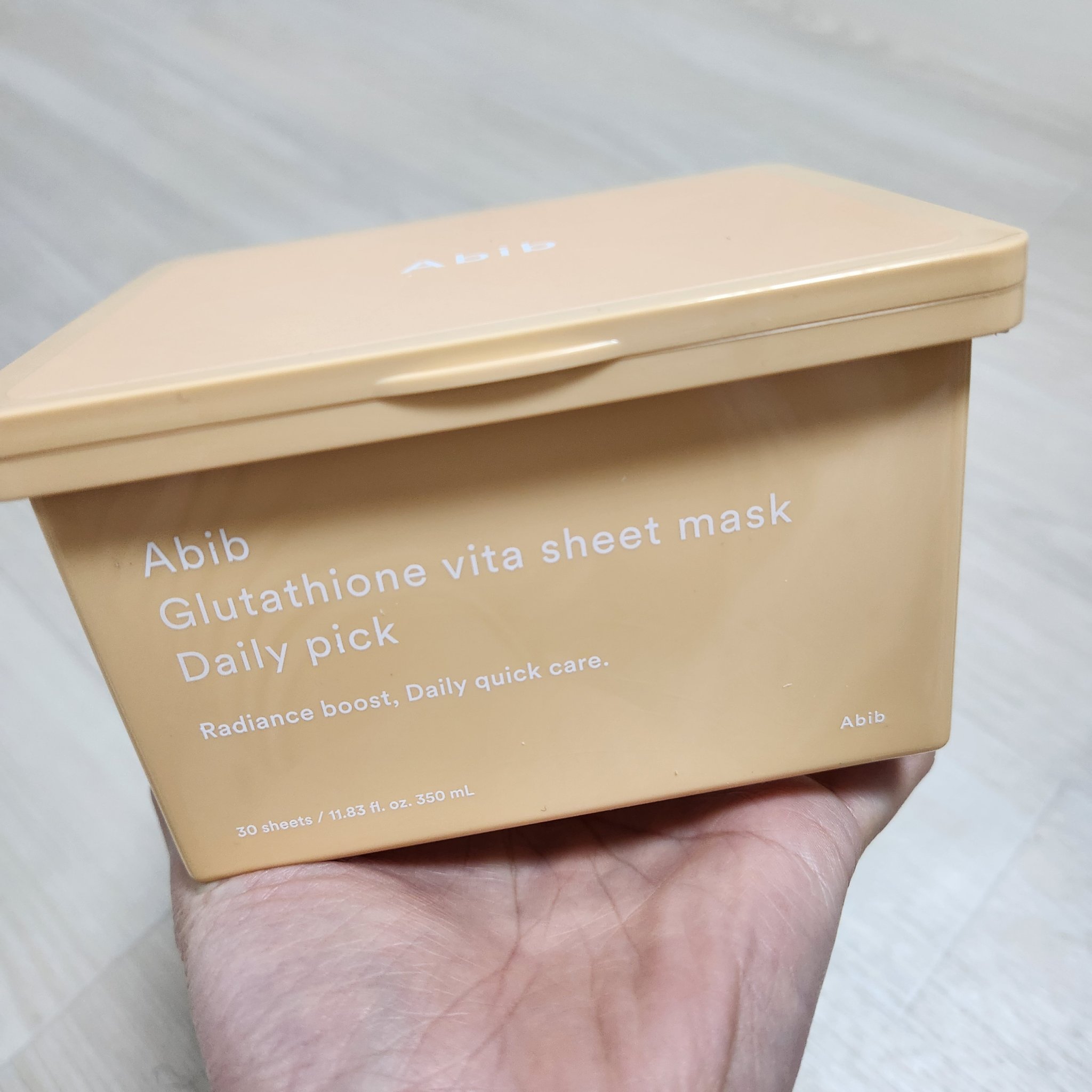 グルタチオンビタシートマスク デイリーピック/Abib /シートマスク・パックを使ったクチコミ（1枚目）