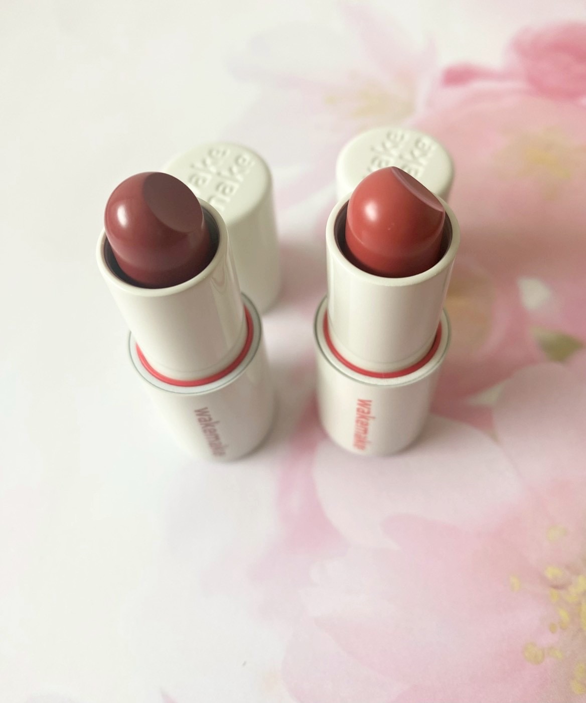 ヘルシーグロウバームスティック/wakemake/口紅を使ったクチコミ（2枚目）