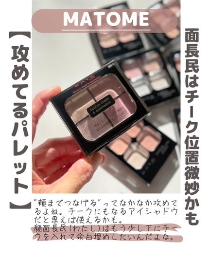 バウンシーチークシャドウ/KATE/マルチパレットを使ったクチコミ(9枚目)