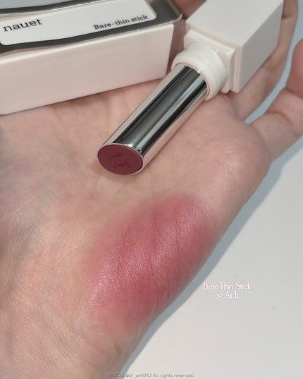 ベアシンスティック/nauet/口紅を使ったクチコミ(5枚目)