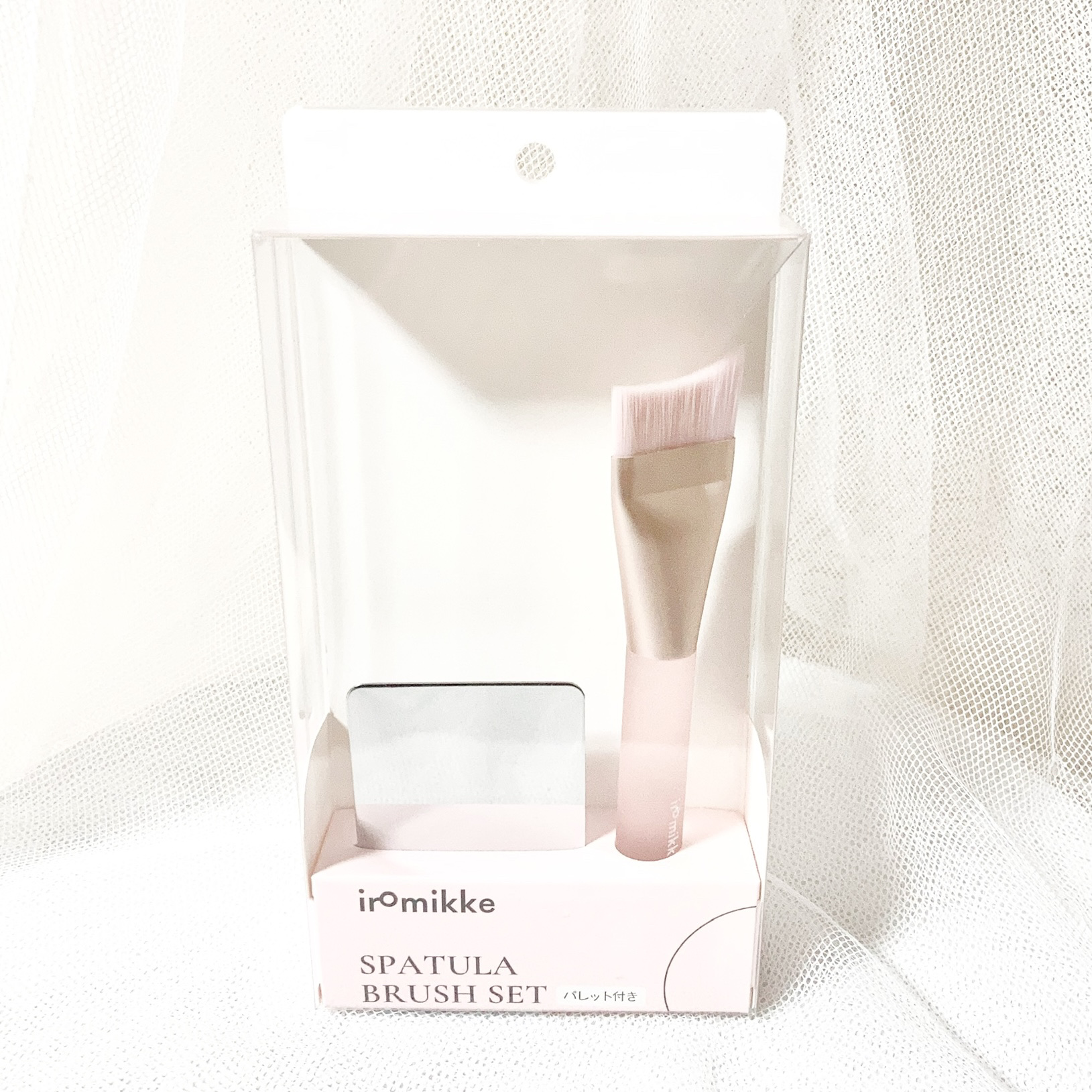 スパチュラブラシセット/iromikke/パフ・スポンジを使ったクチコミ（2枚目）