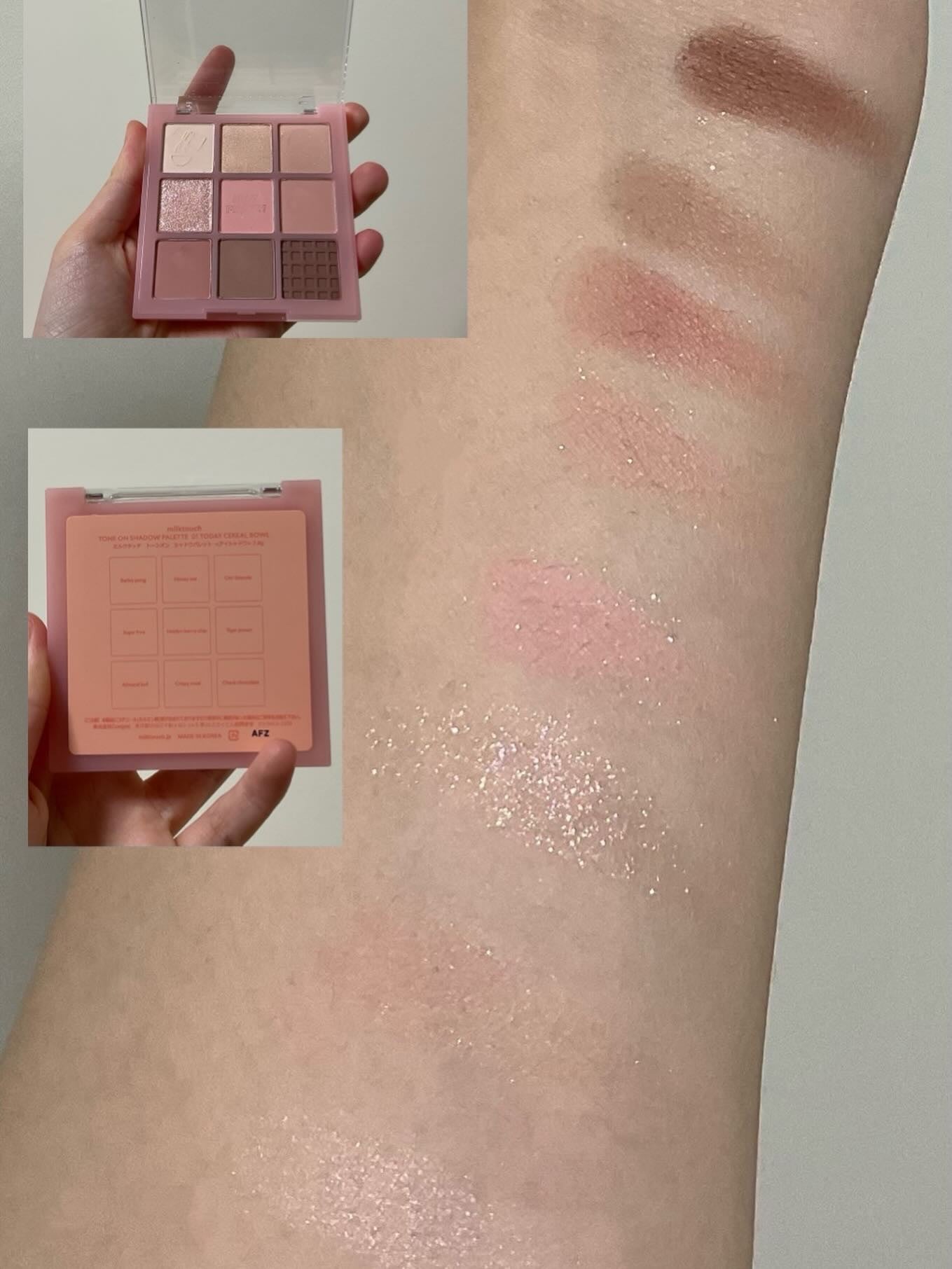 トーンオンシャドウパレット/Milk Touch/アイシャドウパレットを使ったクチコミ(1枚目)