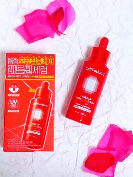 Cell Fusion C レーザーUVポアサンセラム/Cell Fusion C(セルフュージョンシー)/日焼け止めローションを使ったクチコミ(1枚目)