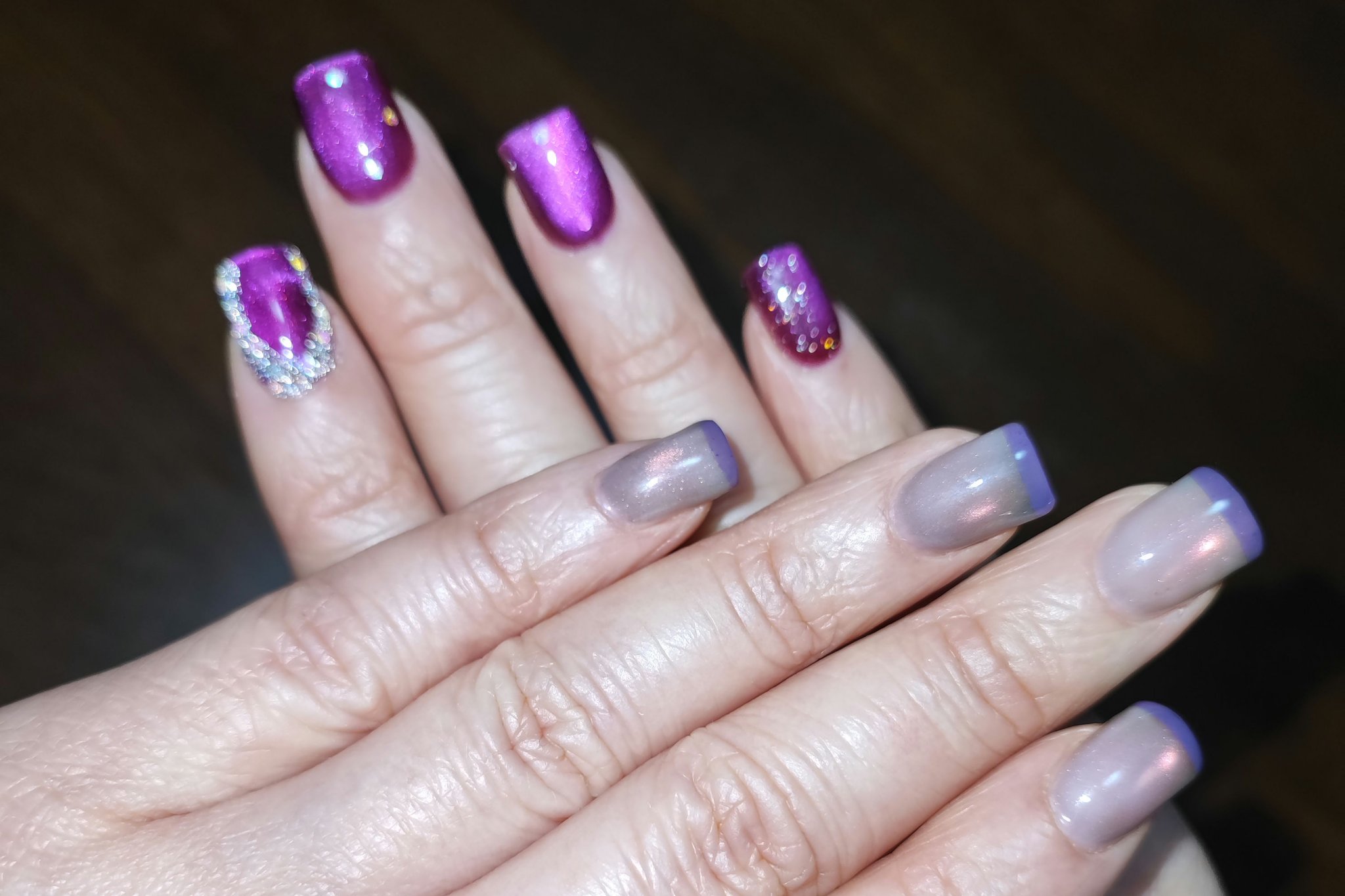 ジェルネイル（ライト対応）/セリア/ジェルネイルを使ったクチコミ（2枚目）