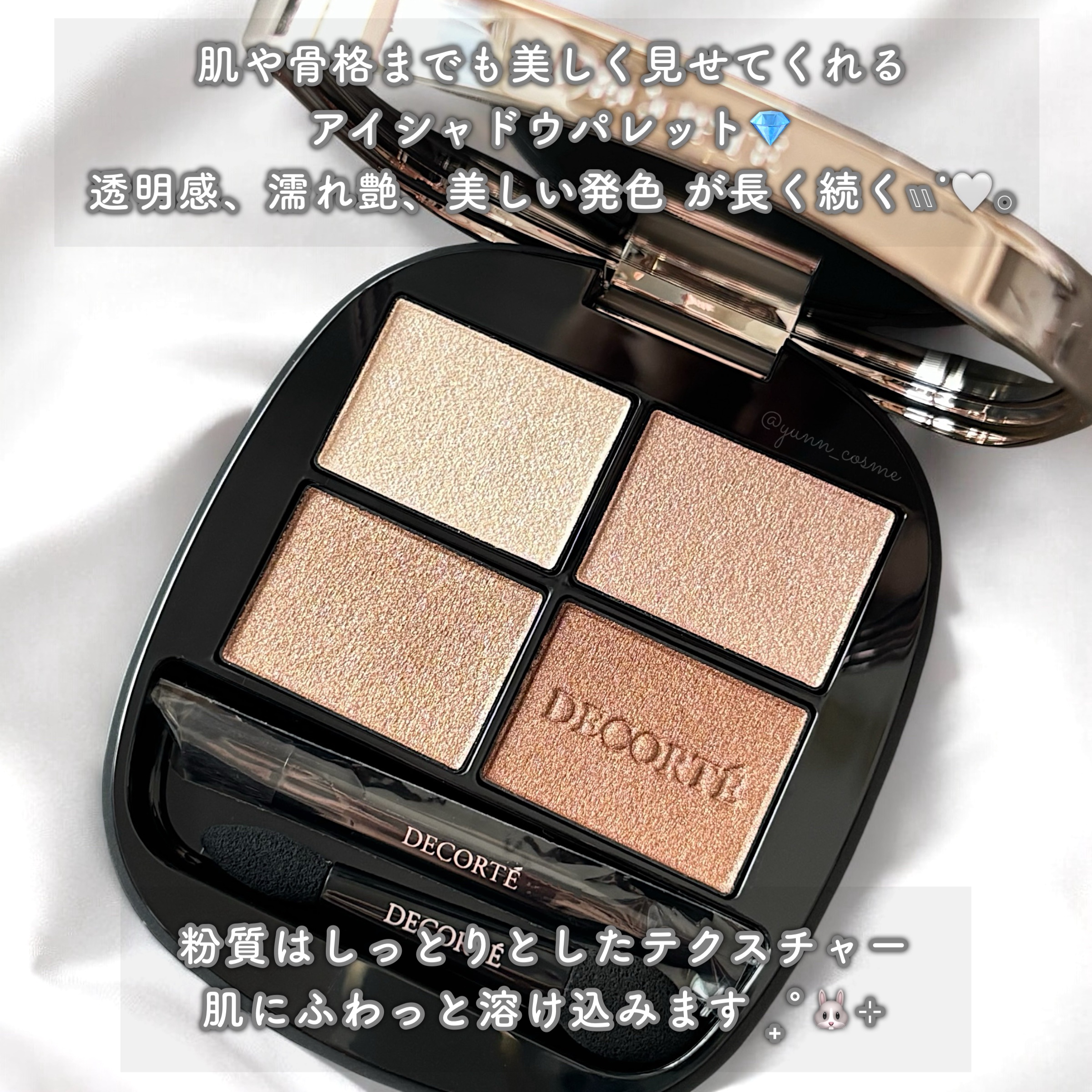 スキンシャドウ デザイニング パレット/DECORTÉ/アイシャドウパレットを使ったクチコミ（2枚目）