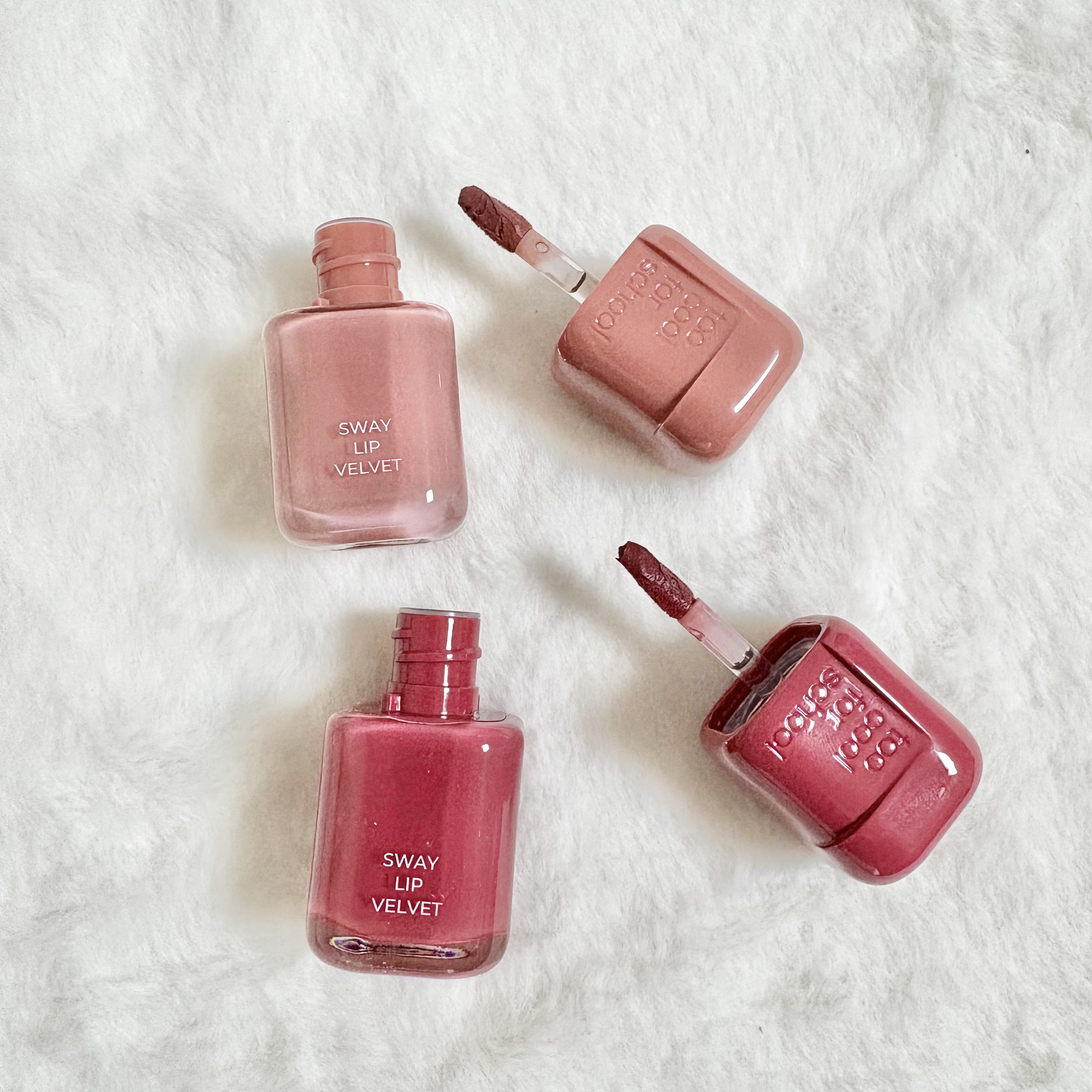 スウェイリップベルベット/too cool for school/リップティントを使ったクチコミ（2枚目）