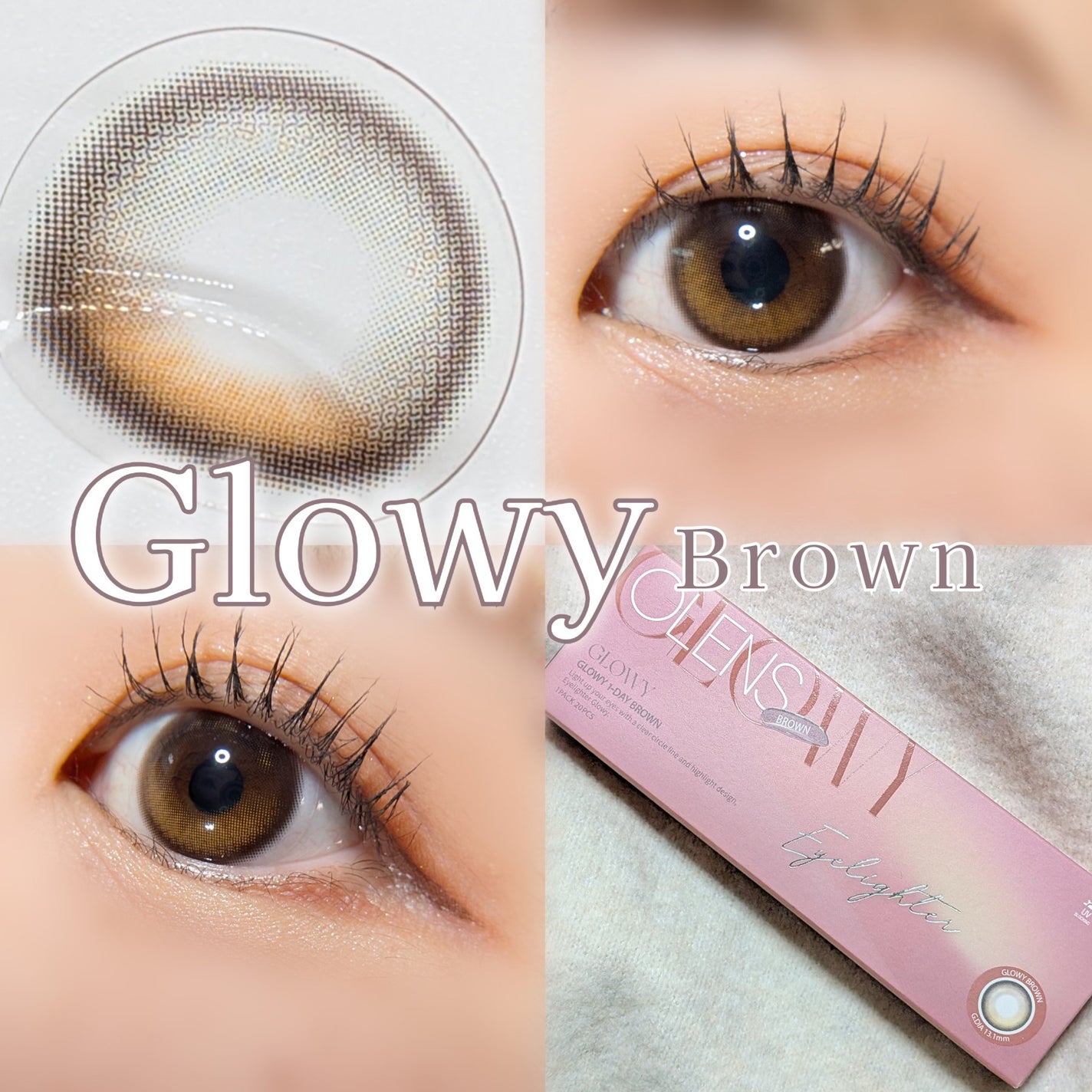 Glowy 1day/OLENS/ワンデー(1DAY)カラコンを使ったクチコミ(3枚目)