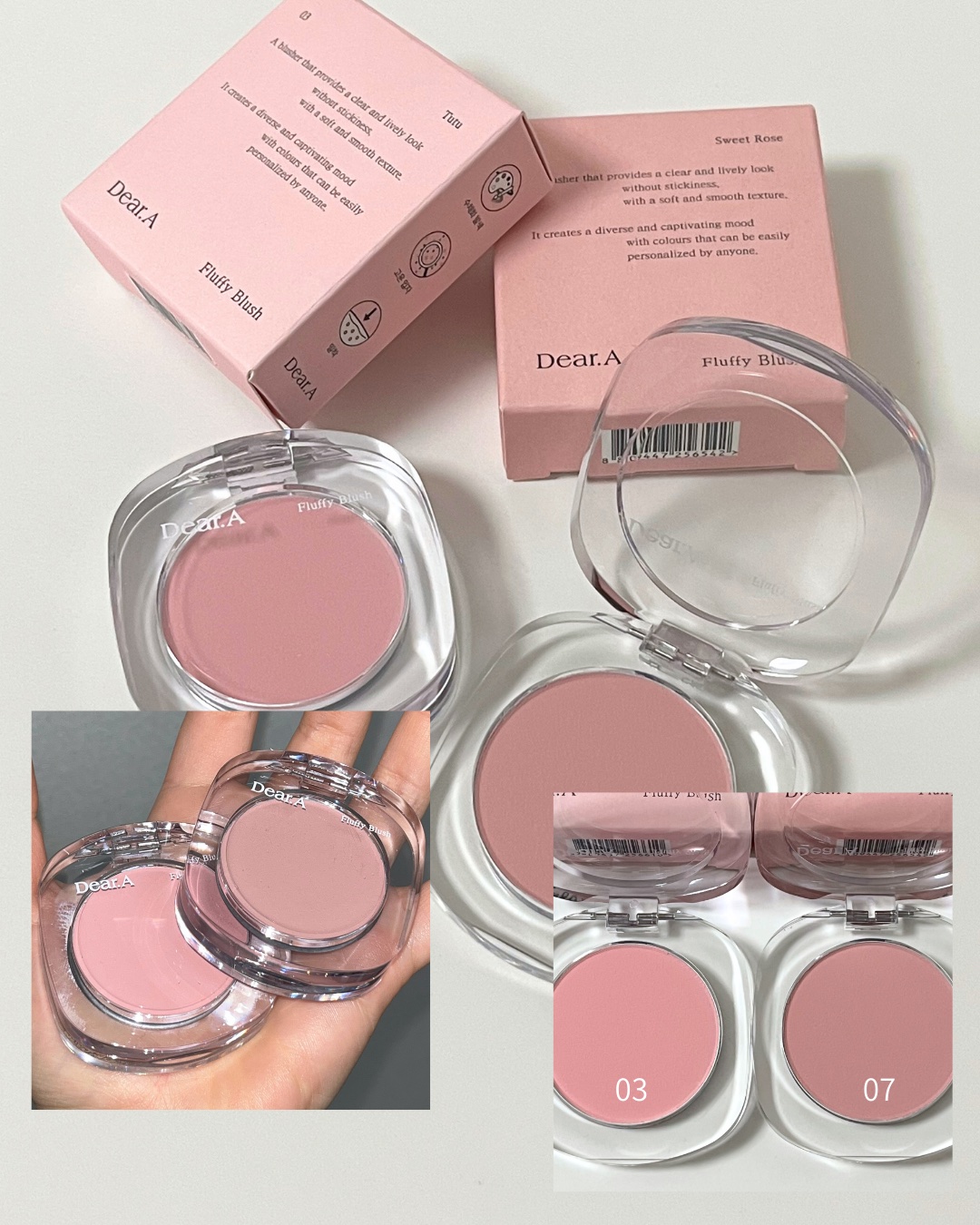 フラッフィーブラッシュ/Dear.A/パウダーチークを使ったクチコミ（3枚目）