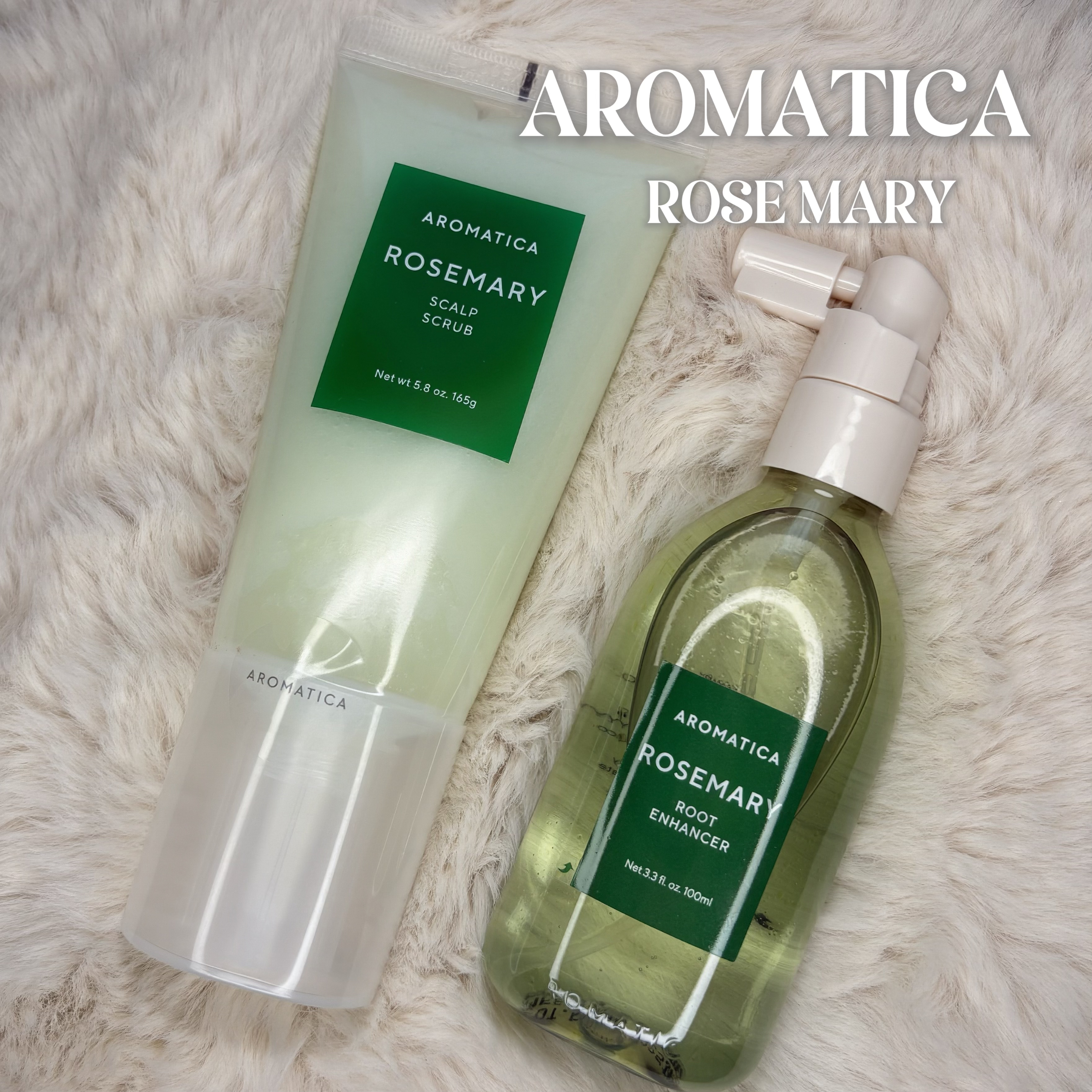 ローズマリー スカルプ スクラブ/AROMATICA/ヘッドスクラブを使ったクチコミ（1枚目）