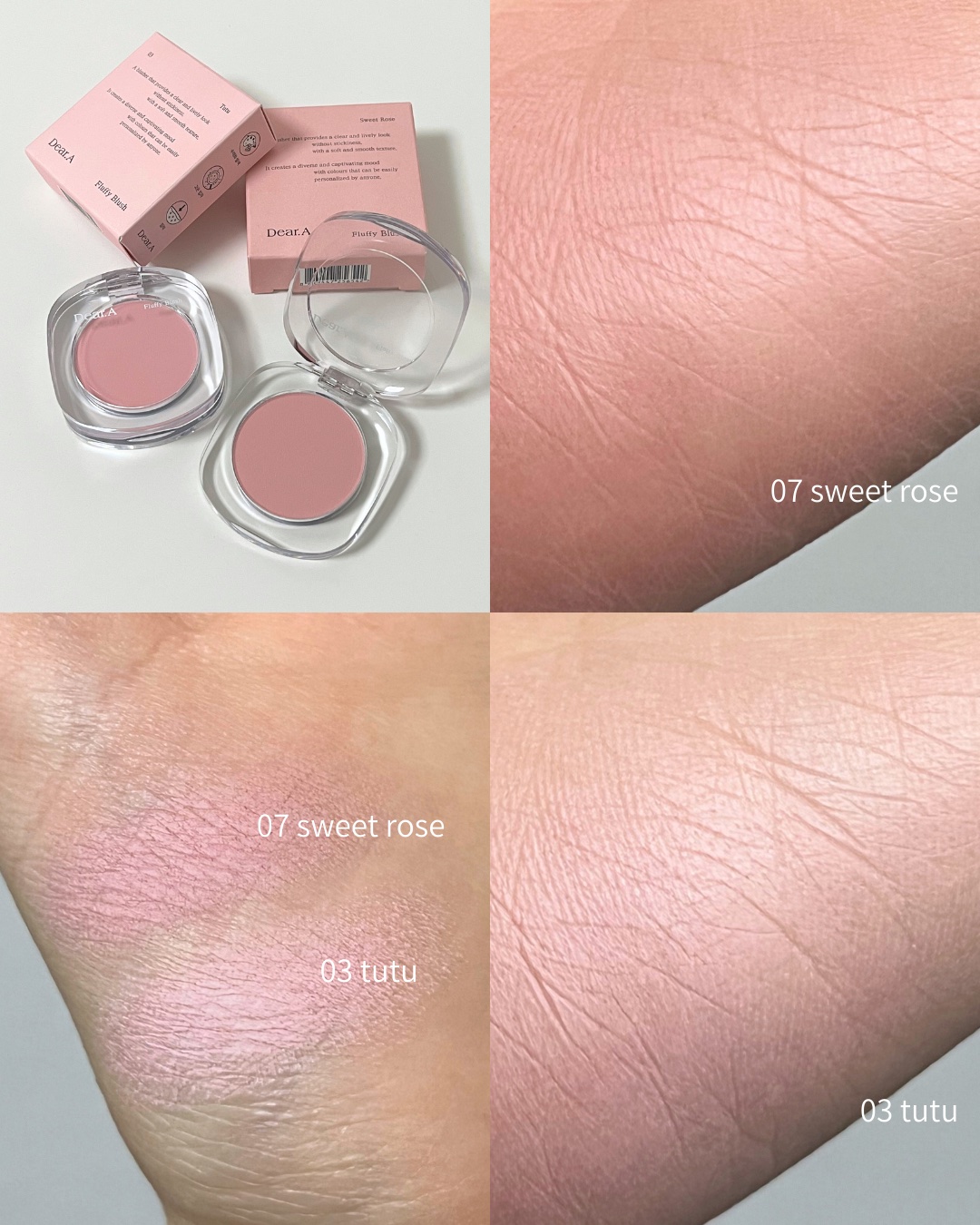 フラッフィーブラッシュ/Dear.A/パウダーチークを使ったクチコミ（2枚目）