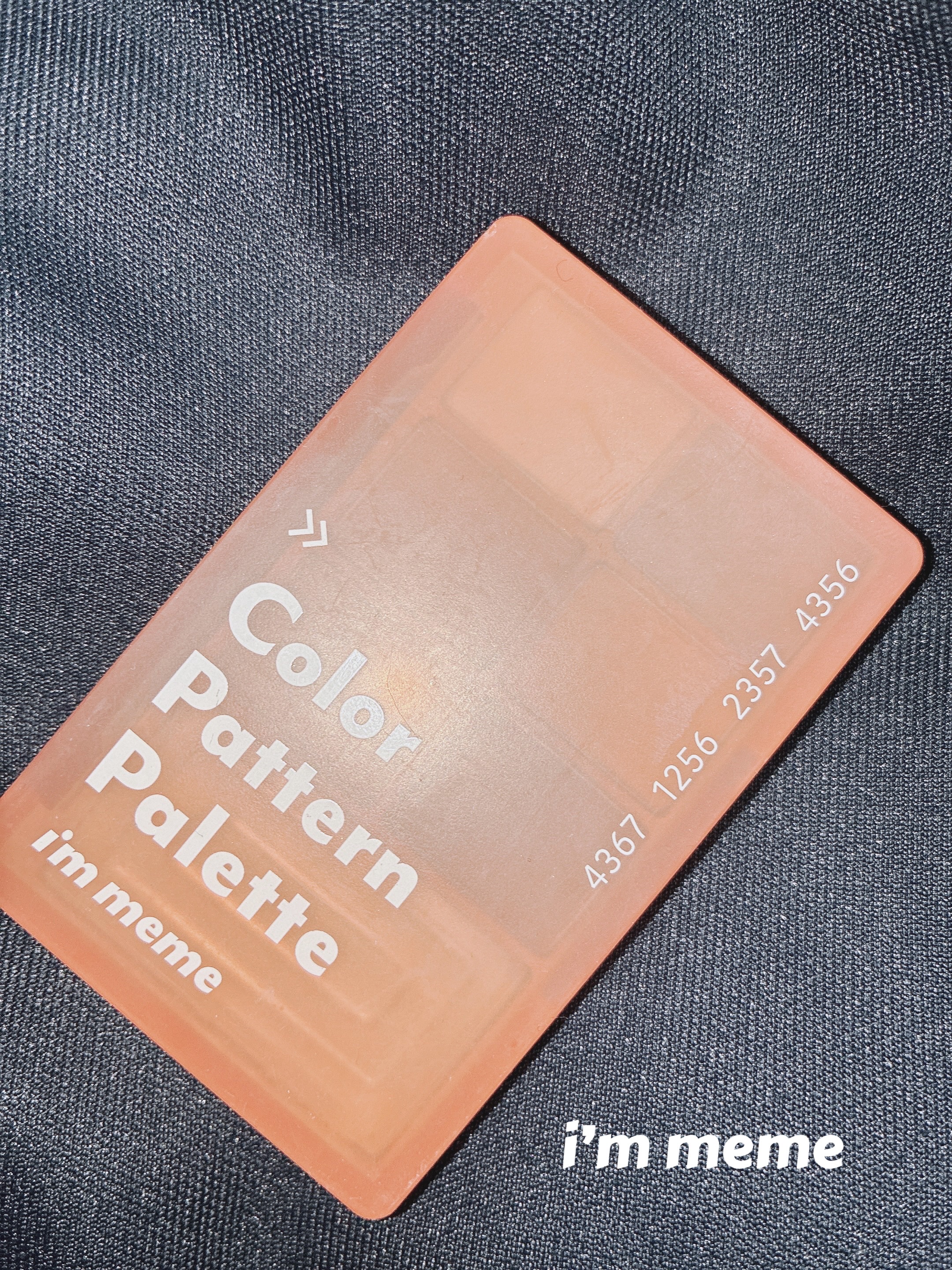 カラーパターンパレット/i’m meme/マルチパレットを使ったクチコミ（1枚目）
