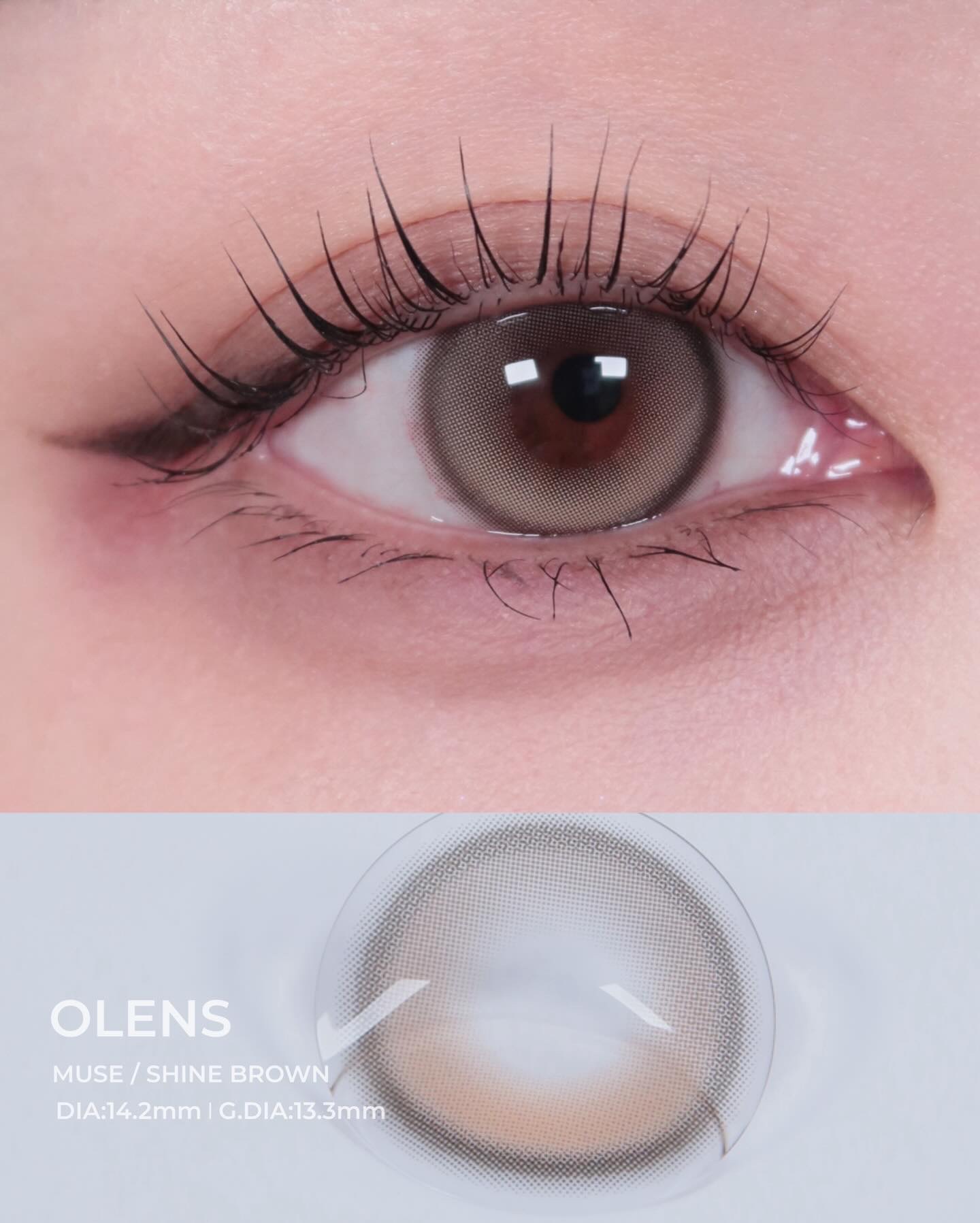 Glowy 1day/OLENS/ワンデー（１DAY）カラコンを使ったクチコミ（3枚目）