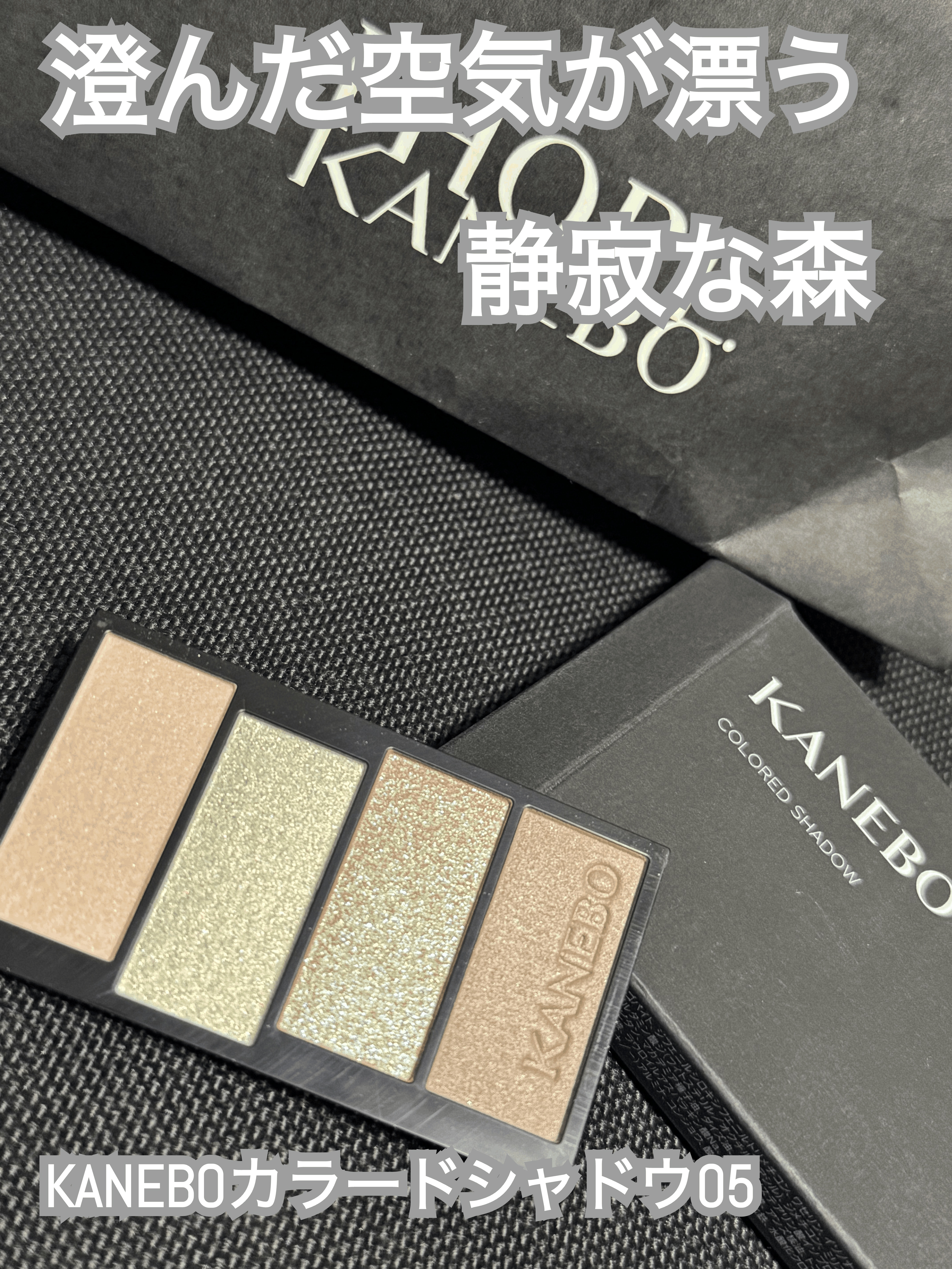 カラードシャドウ/KANEBO/アイシャドウパレットを使ったクチコミ（1枚目）