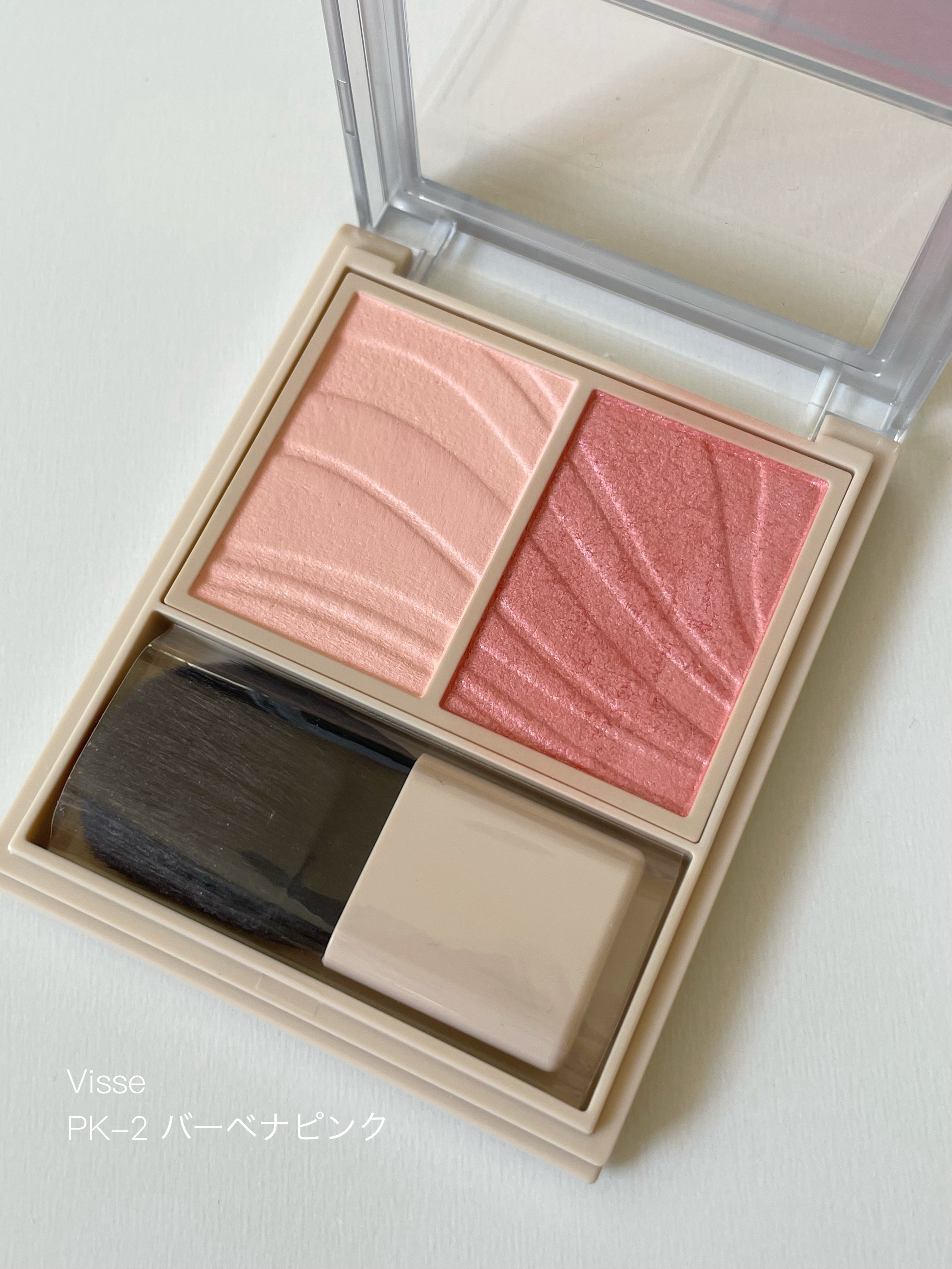 レイヤード フルリ チーク/Visée/パウダーチークを使ったクチコミ（2枚目）