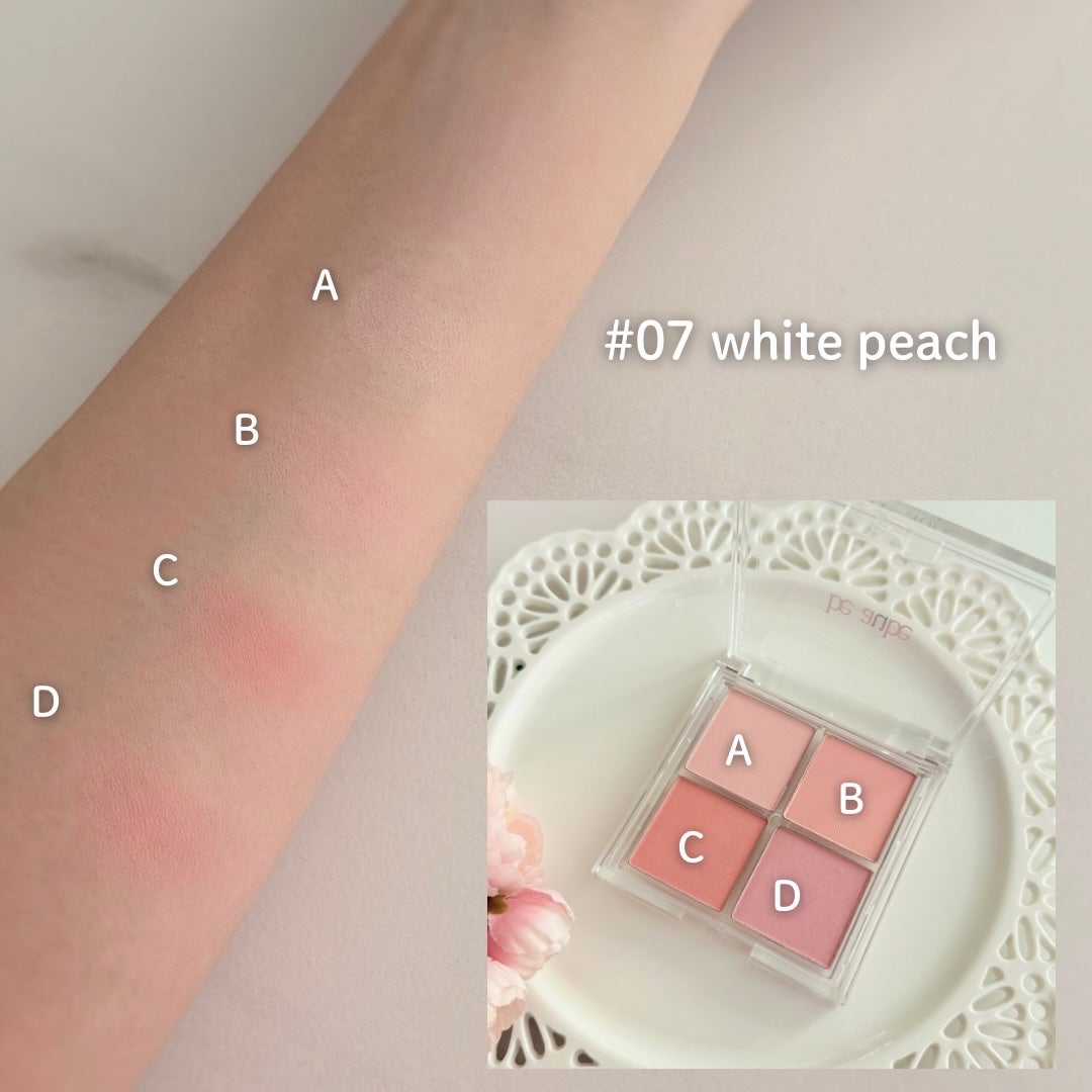 ミックスマッチチークパレット/be aube/パウダーチークを使ったクチコミ(3枚目)