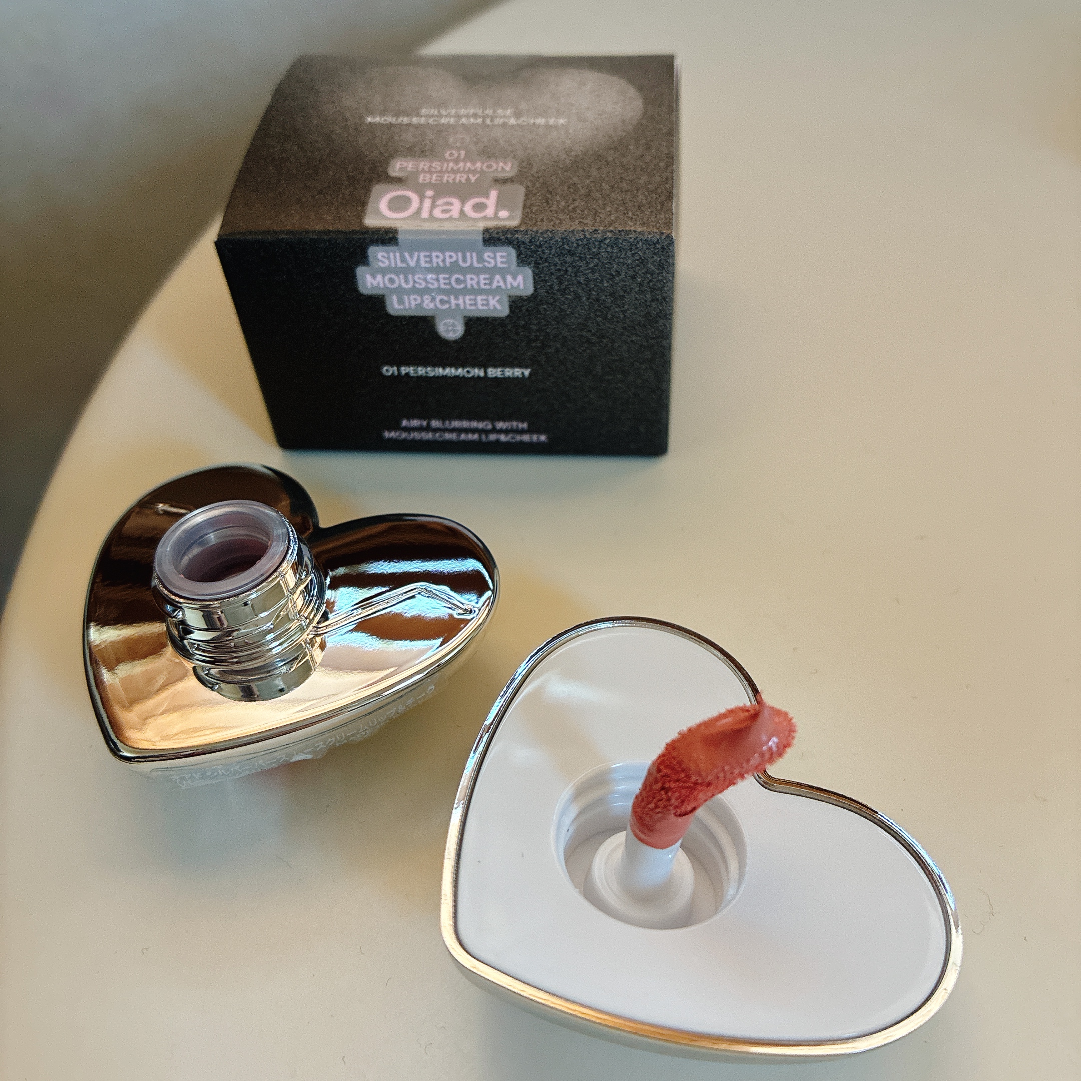 シルバーパース ムースクリーム リップ＆チーク/oiad/ジェル・クリームチークを使ったクチコミ（1枚目）