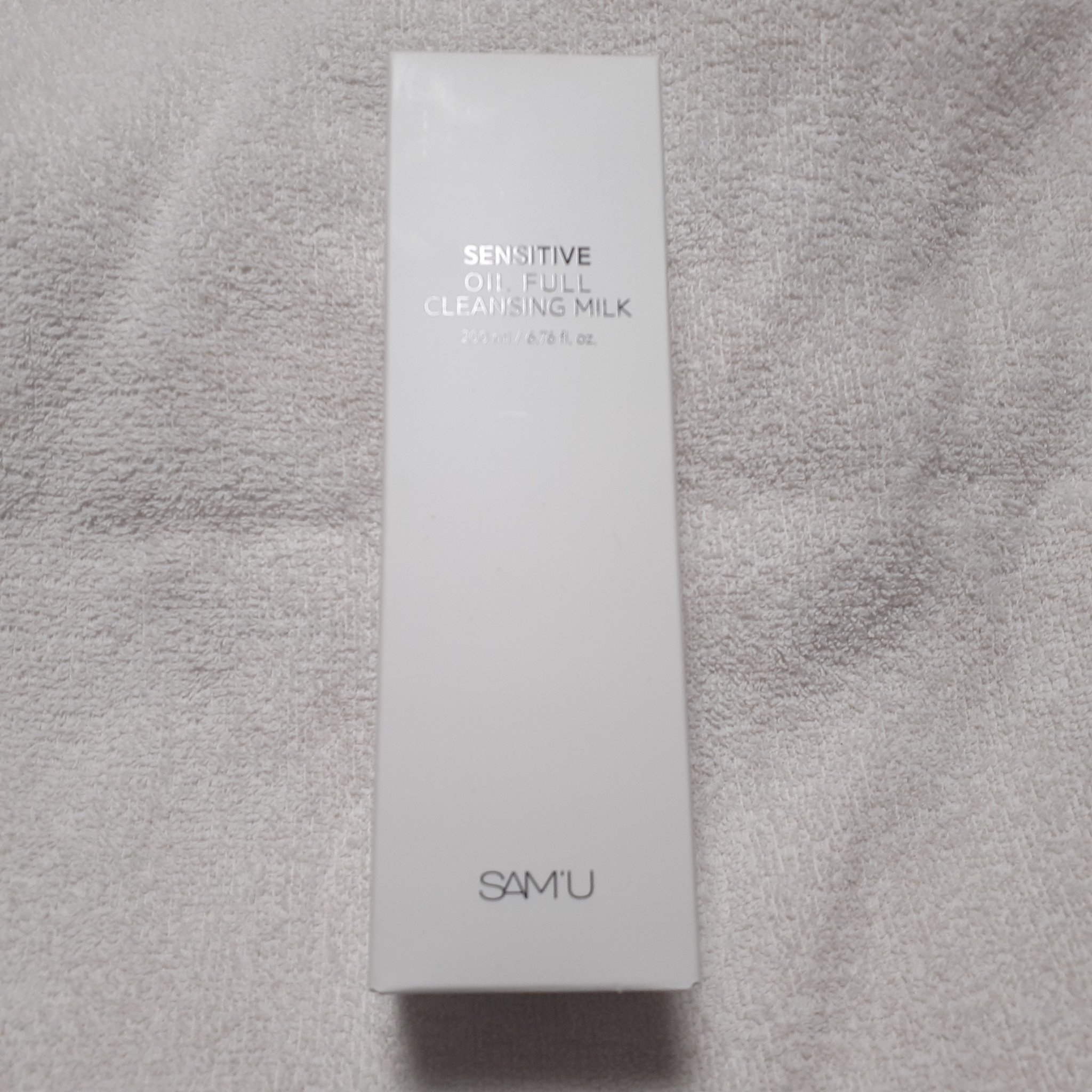 センシティブオイルフルクレンジングミルク/SAM'U/ミルククレンジングを使ったクチコミ（1枚目）
