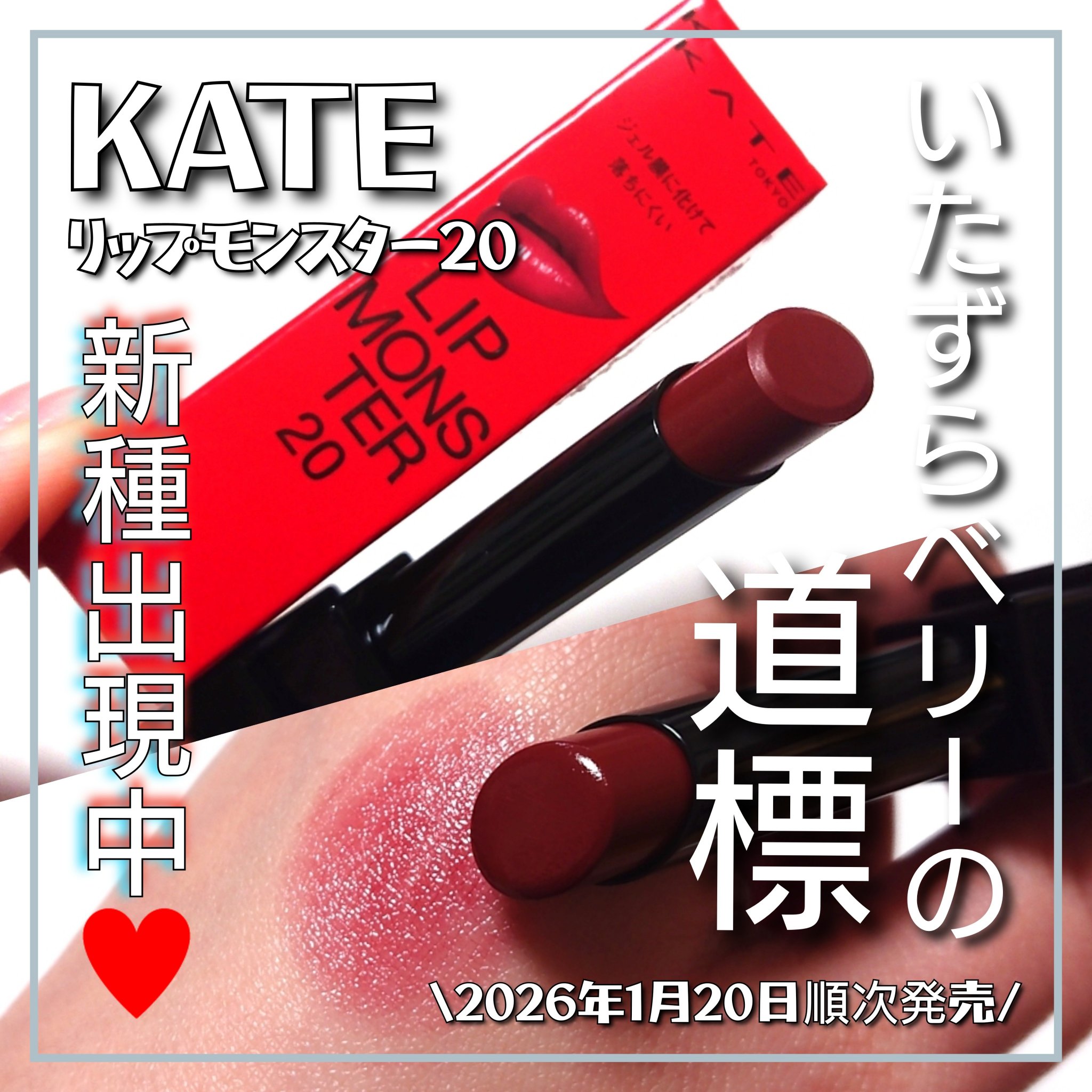 ケイト リップモンスター/KATE/口紅を使ったクチコミ（1枚目）