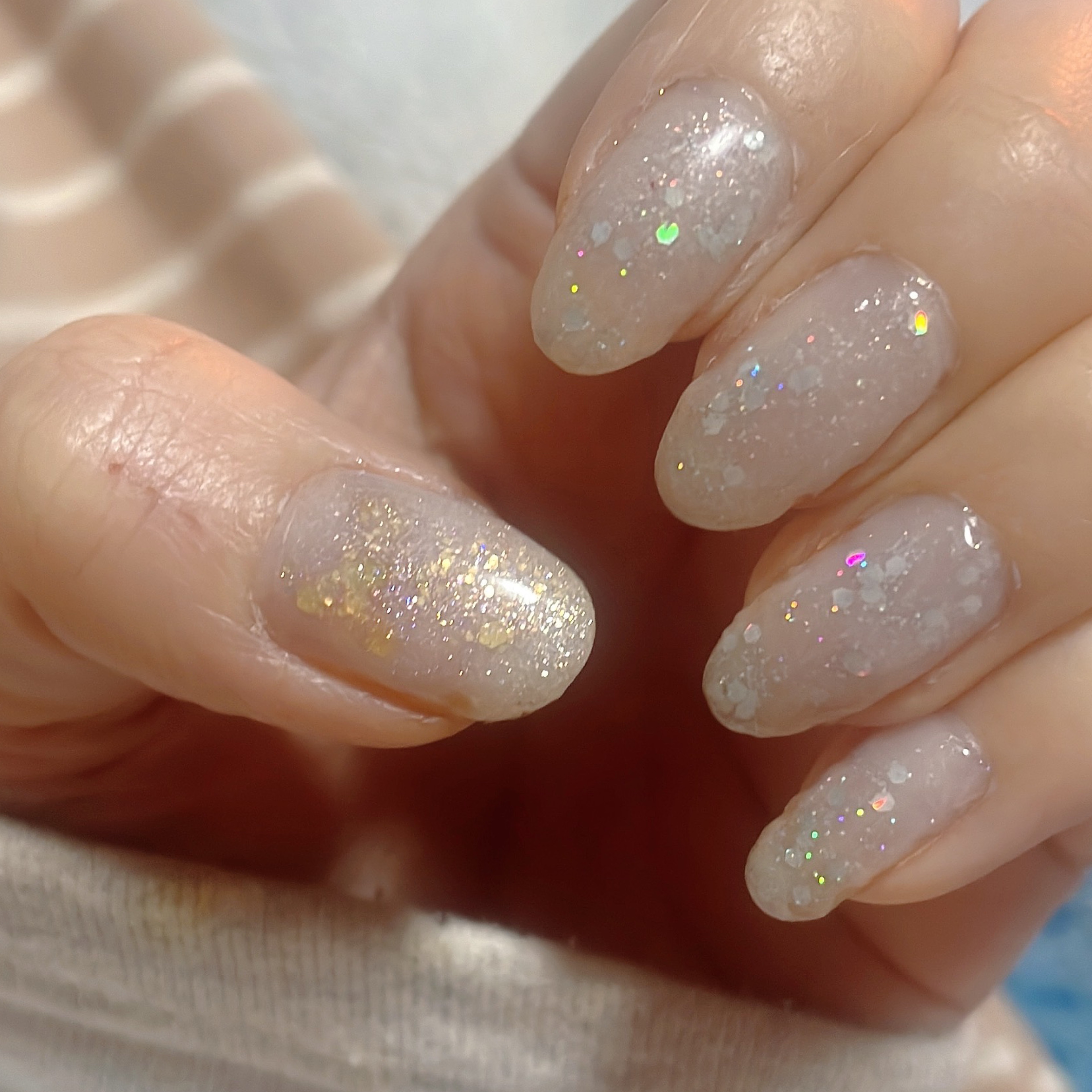 ジェルネイル（ライト対応）/セリア/ジェルネイルを使ったクチコミ（2枚目）