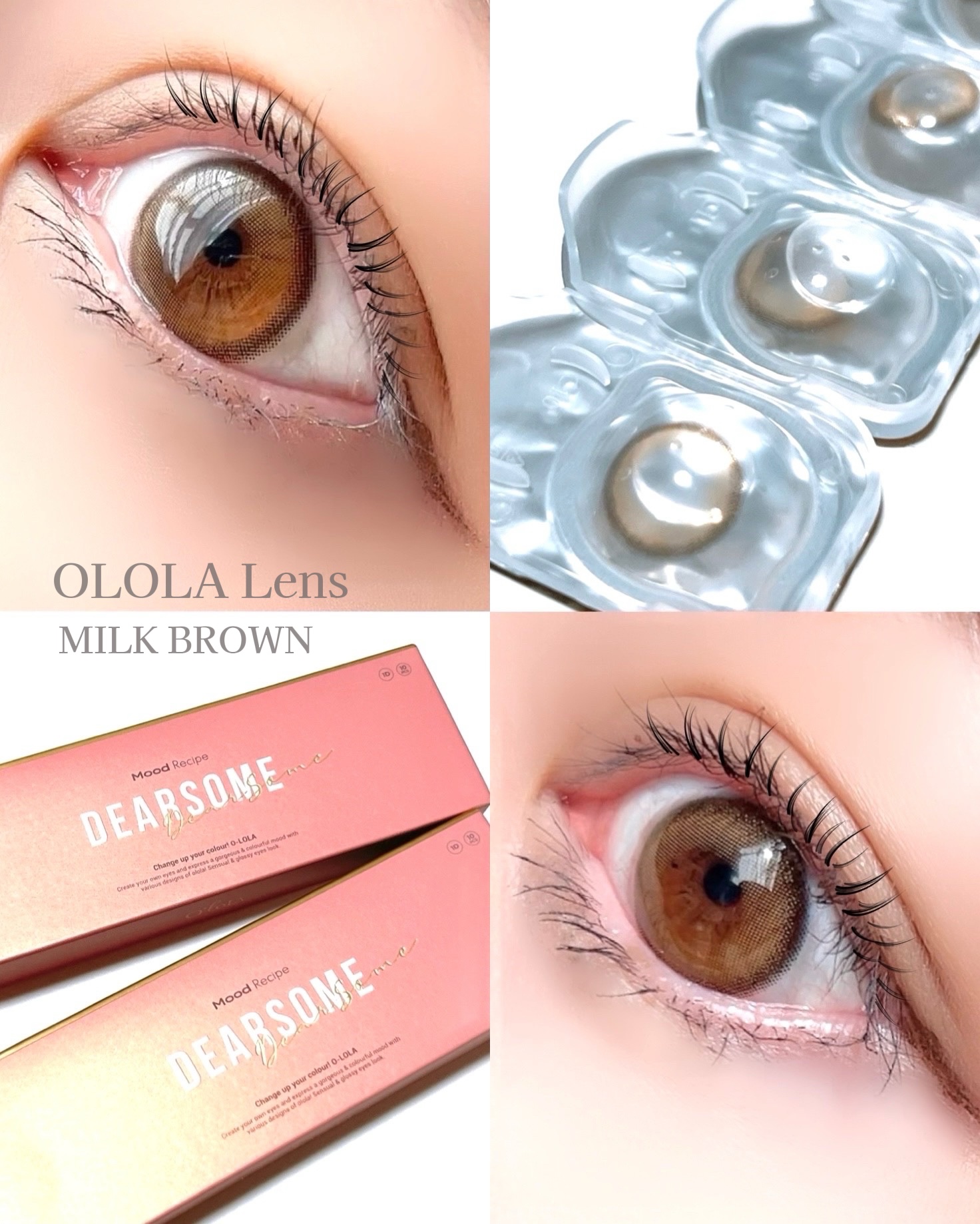 ディアサム(DearSome)/OLOLA/カラーコンタクトレンズを使ったクチコミ（2枚目）