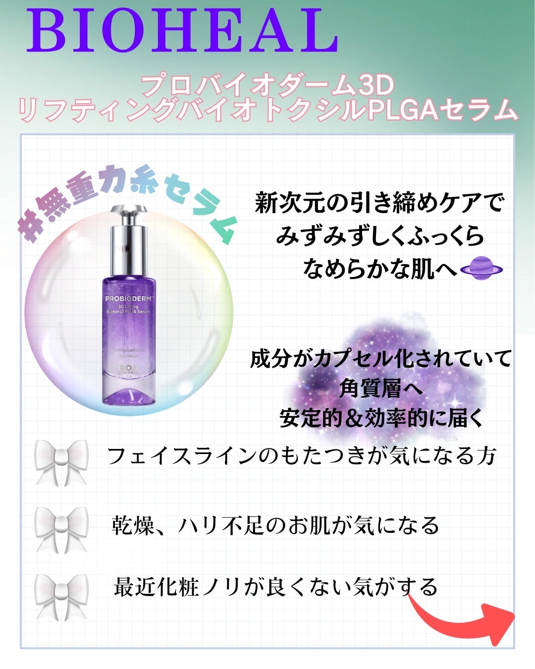 バイオヒールボ プロバイオダーム 3Dリフティングクリーム/BIOHEAL BOH/フェイスクリームを使ったクチコミ(2枚目)