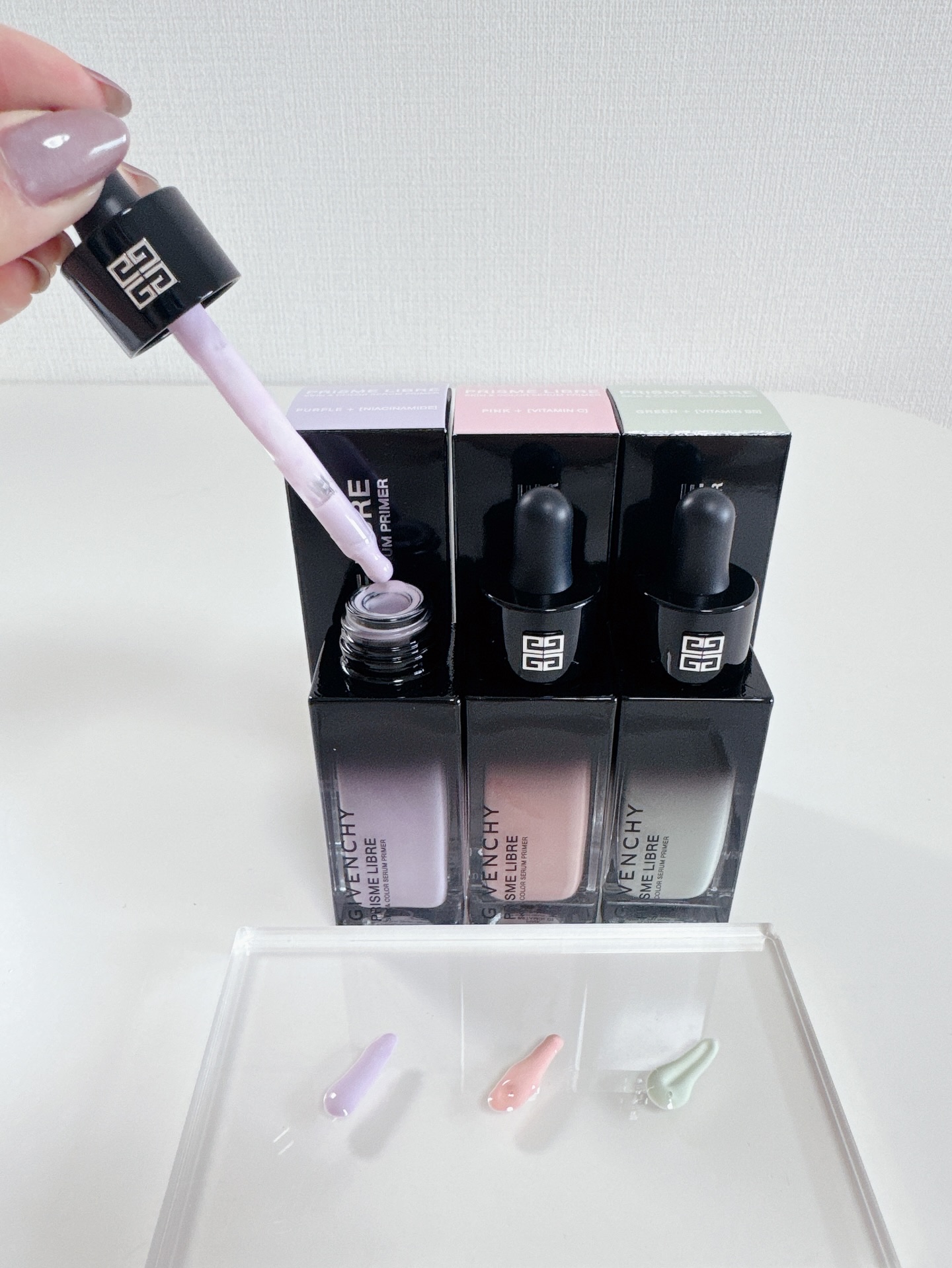 プリズム・リーブル・ケア＆カラー・セラム・プライマー		/GIVENCHY/化粧下地を使ったクチコミ（2枚目）