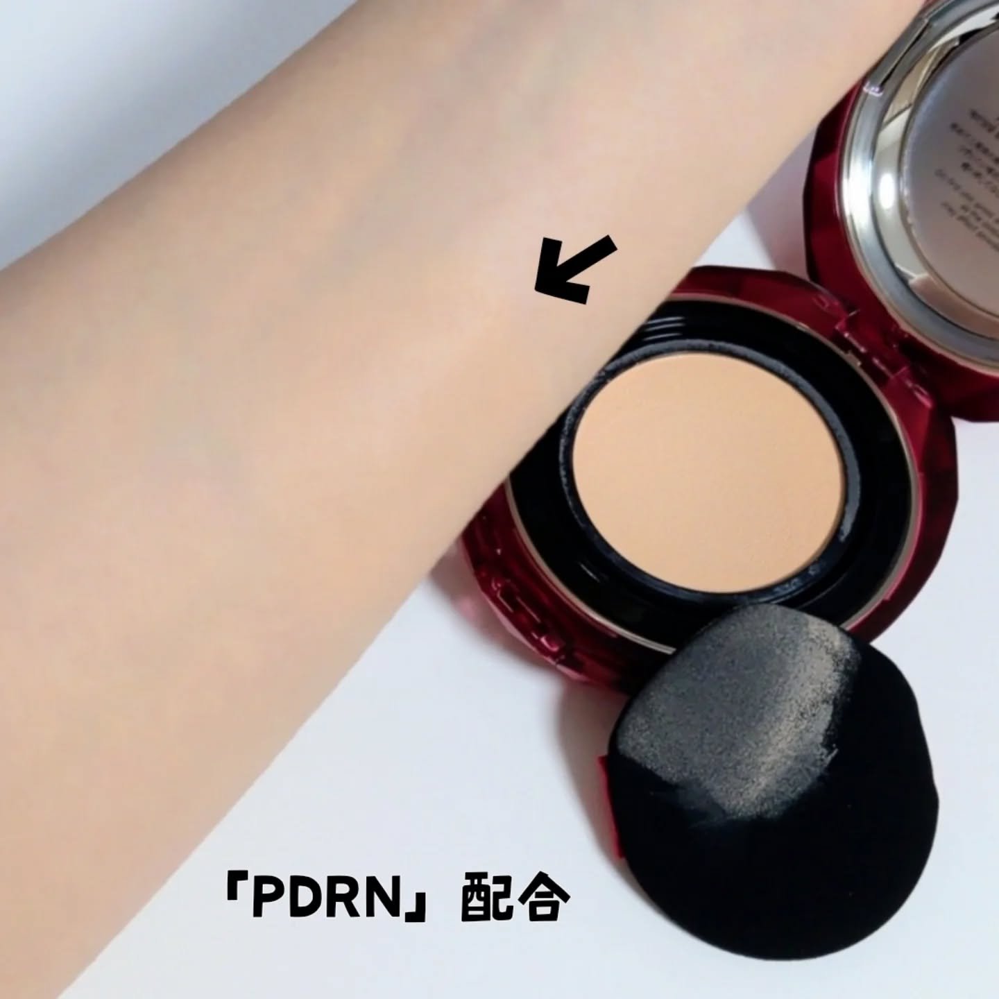 MASK FIT RUBY MESH CUSHION/TIRTIR(ティルティル)/クッションファンデーションを使ったクチコミ（3枚目）