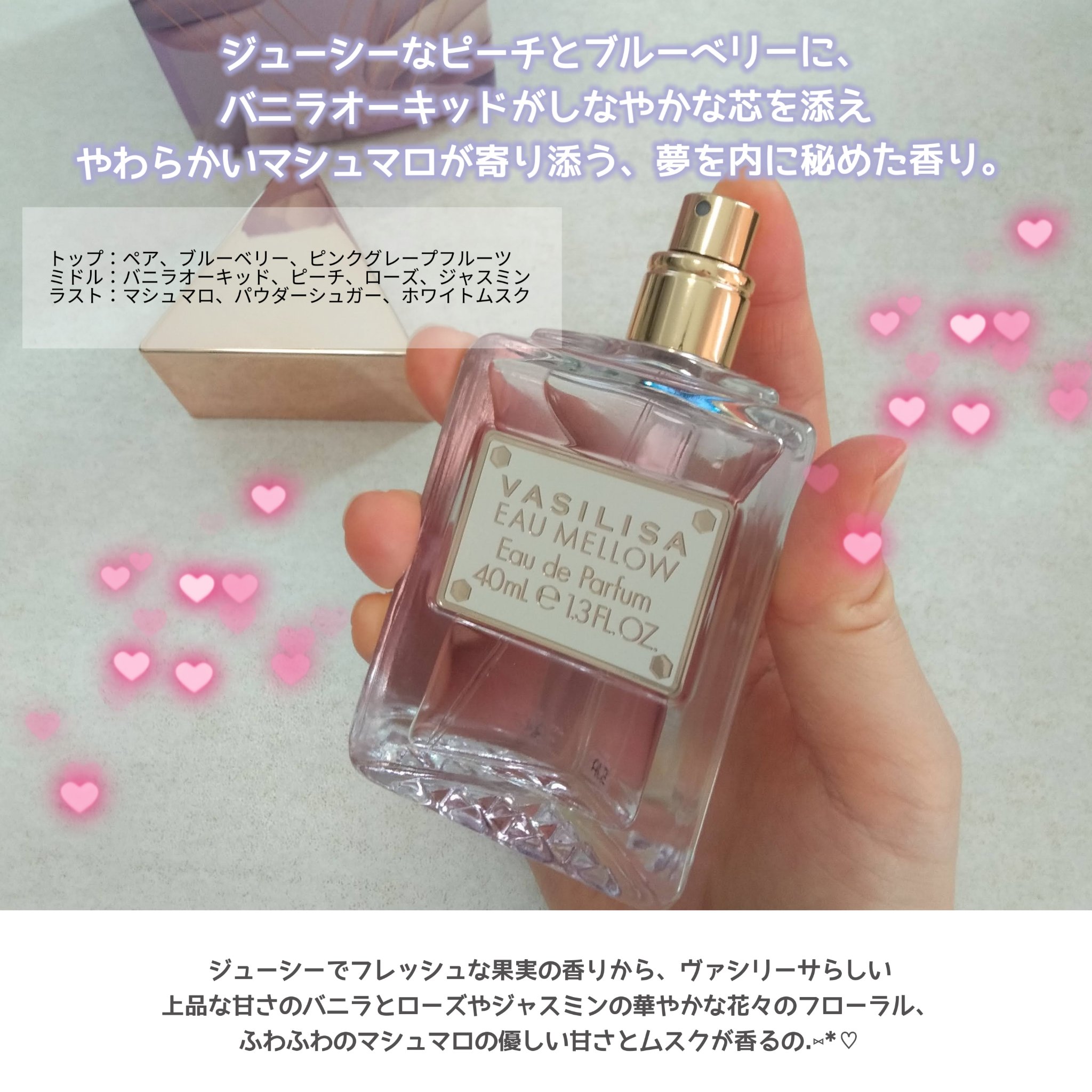 ヴァシリーサ オー メロウ オードパルファム/ヴァシリーサ/香水(レディース)を使ったクチコミ（3枚目）