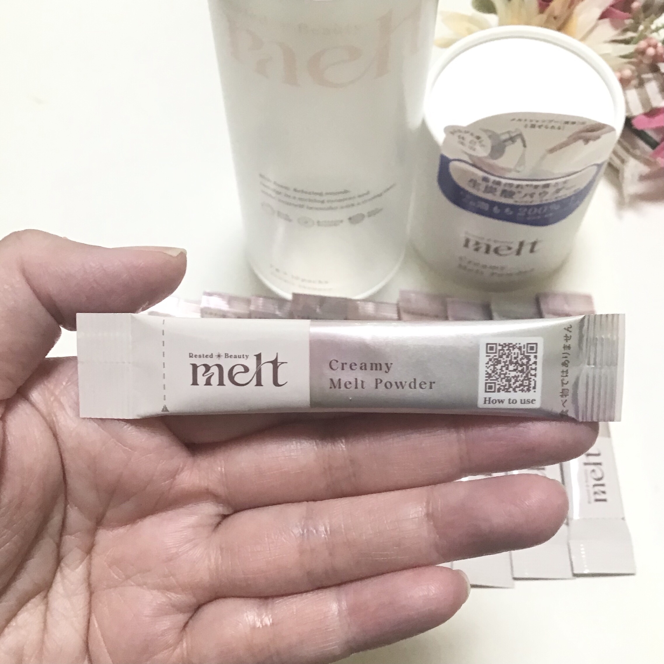 クリーミーメルトパウダー/melt/市販シャンプーを使ったクチコミ（3枚目）